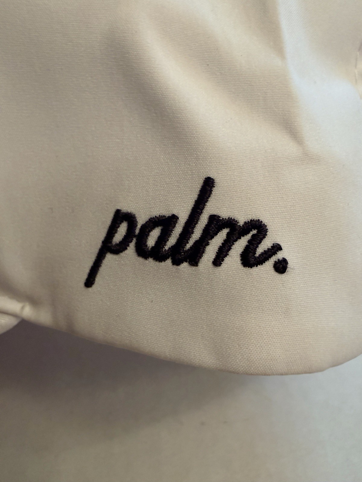 Palm Golf Local Performance Snapback Cap Hat White Black Accents Adjustable