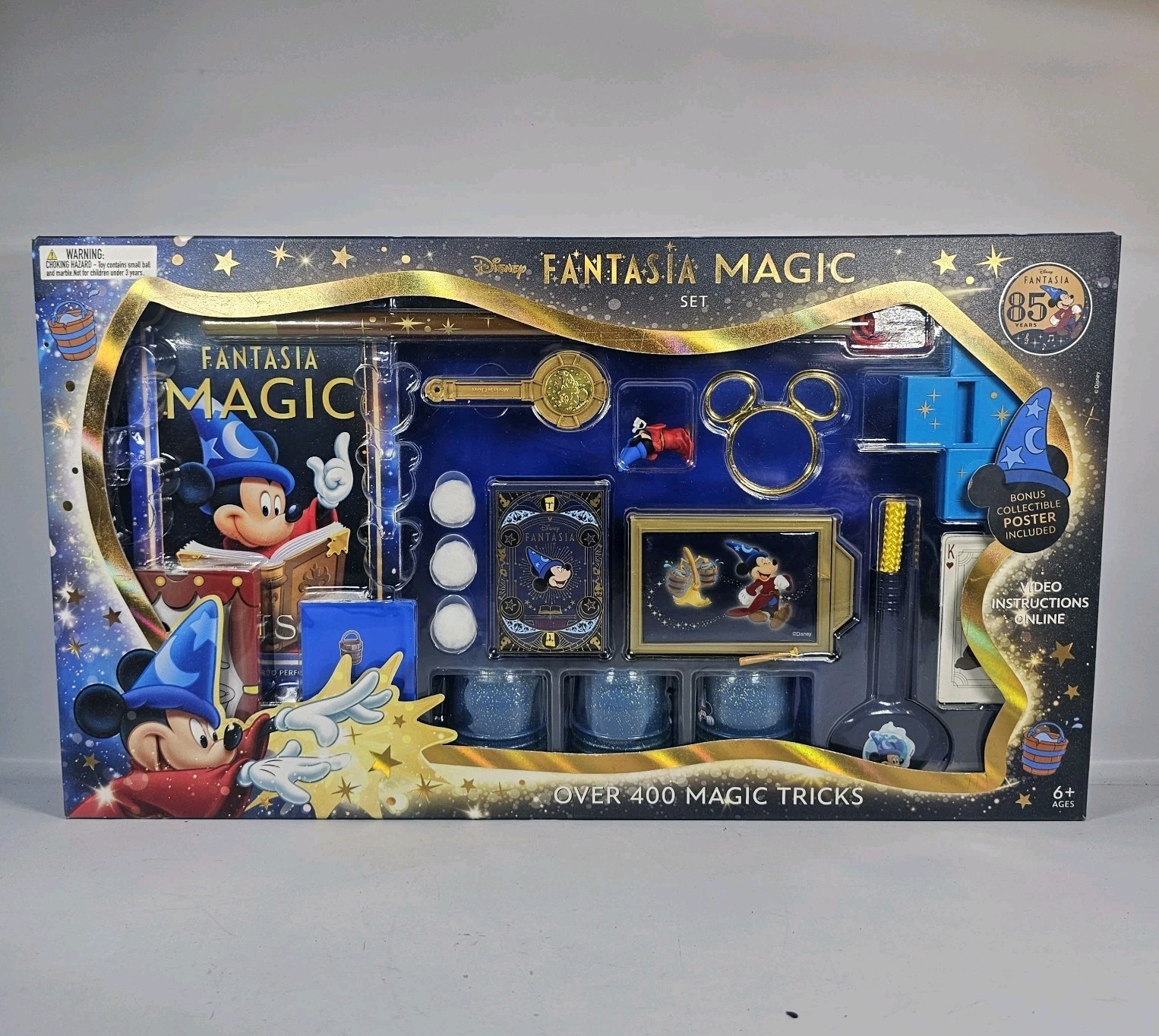 Disney Fantasia Magic Set Mickey Mouse Over 400 Tricks Complete