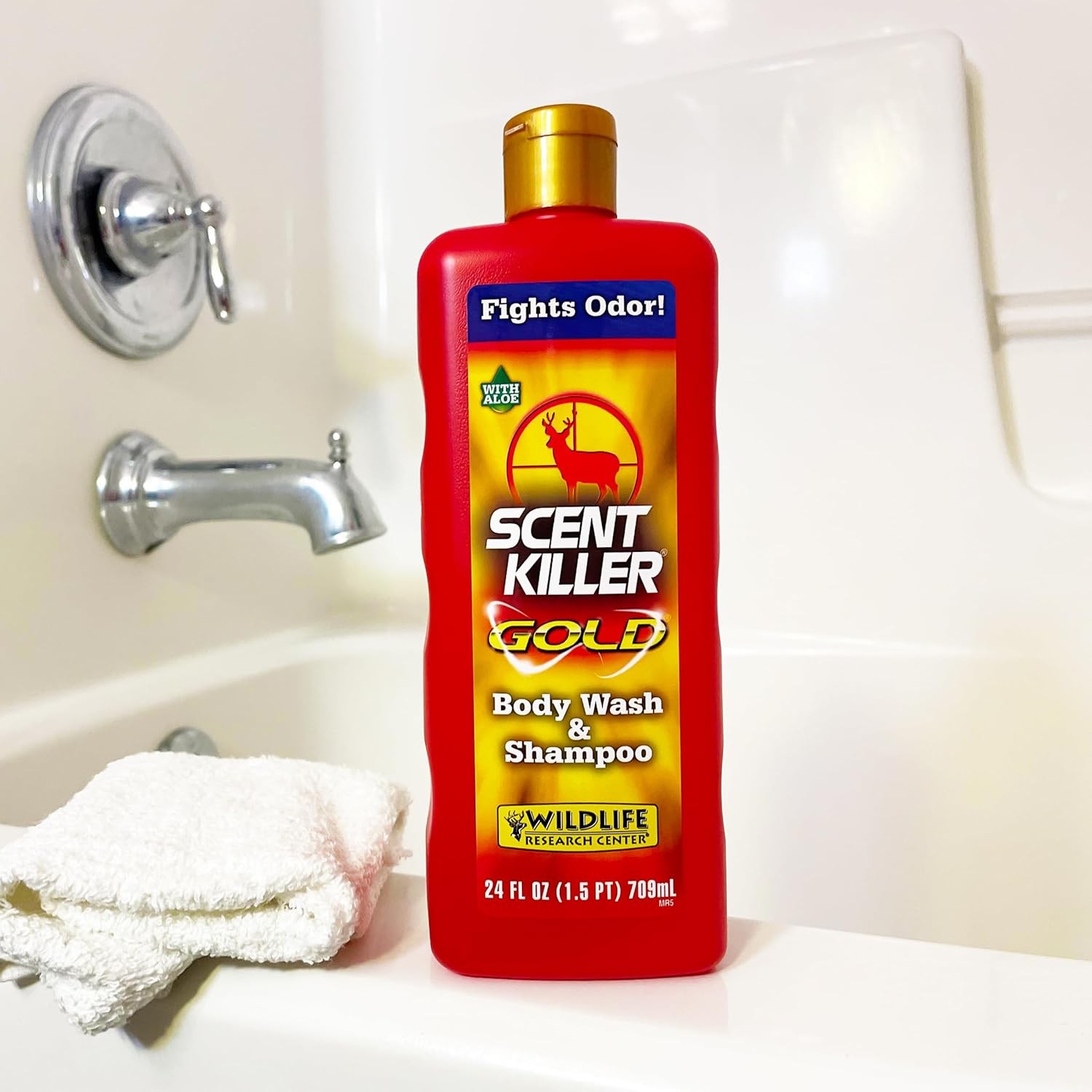 Wildlife Research 1241 Scent Killer Gold 24 ounce Body Wash Shampoo, 24 Ounce
