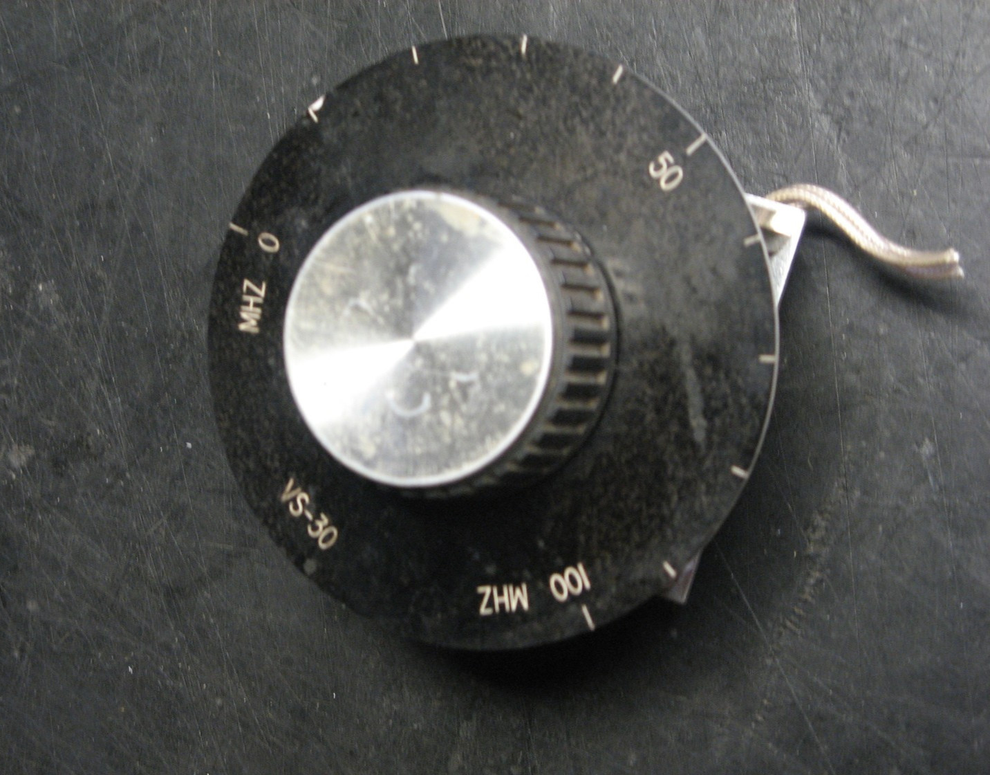 VELVET VERNIER 100 MHz DIAL VS-30 w AB Potentiometer VINTAGE NATIONAL RADIO