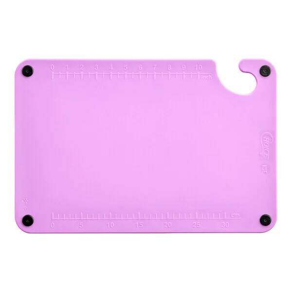 20" x 15" x 1/2" Purple Polyethylene Cutting Board - NSF Listed & BPA Free