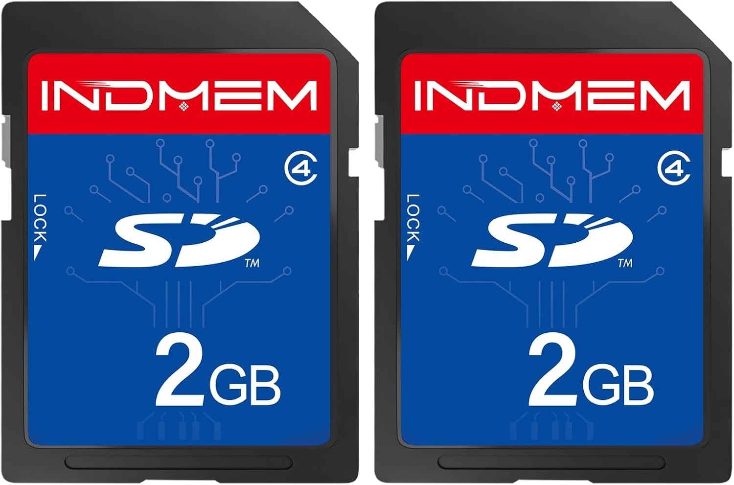 Dual Pack 2GB Class 4 SD Cards - Versatile and Lightweight Memory for Devices