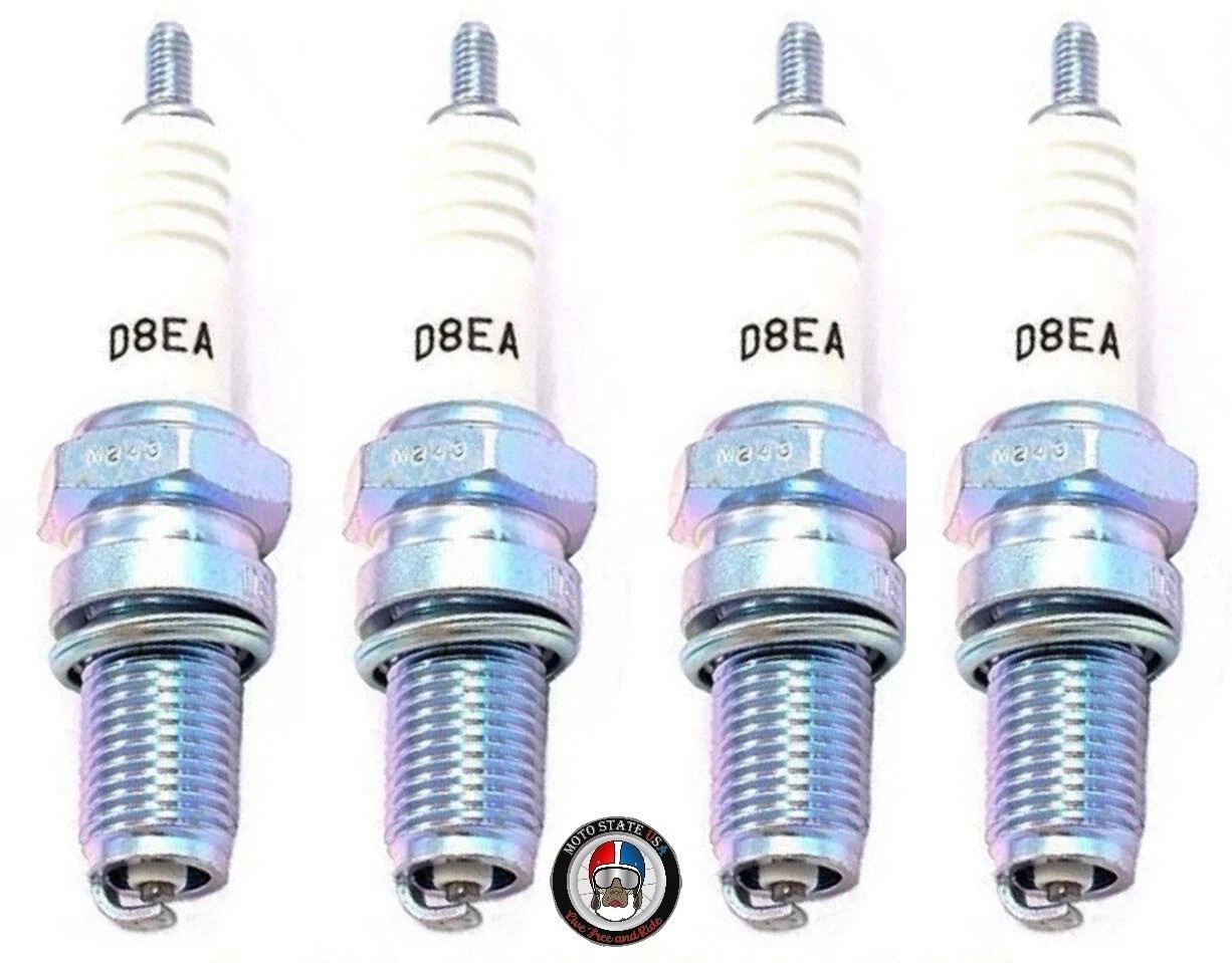 4 X Spark Plug D8EA #2120 For HONDA CB900C CB900F CBX Super Sport (1981 1982)