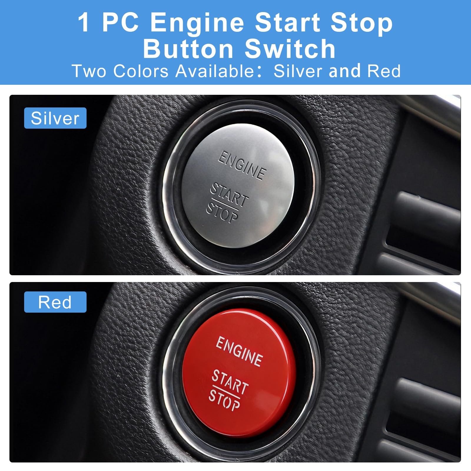 Engine Start Stop Button Switch for Mercedes Benz GLC GLE C Class Accessories