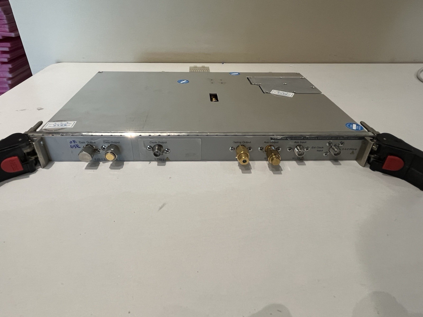 Anritsu MU181020A 12.5Gbit/s PPG(OPT-001(Q 8tg12.5Gbit/s) As It Is No Return