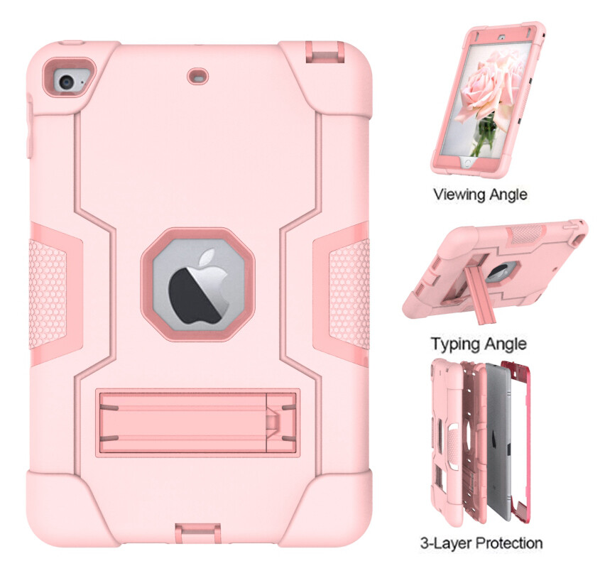 For iPad Mini 1 2 3 4 5 7.9"Gen Kids Hard Heavy Duty Shockproof Case Stand Cover