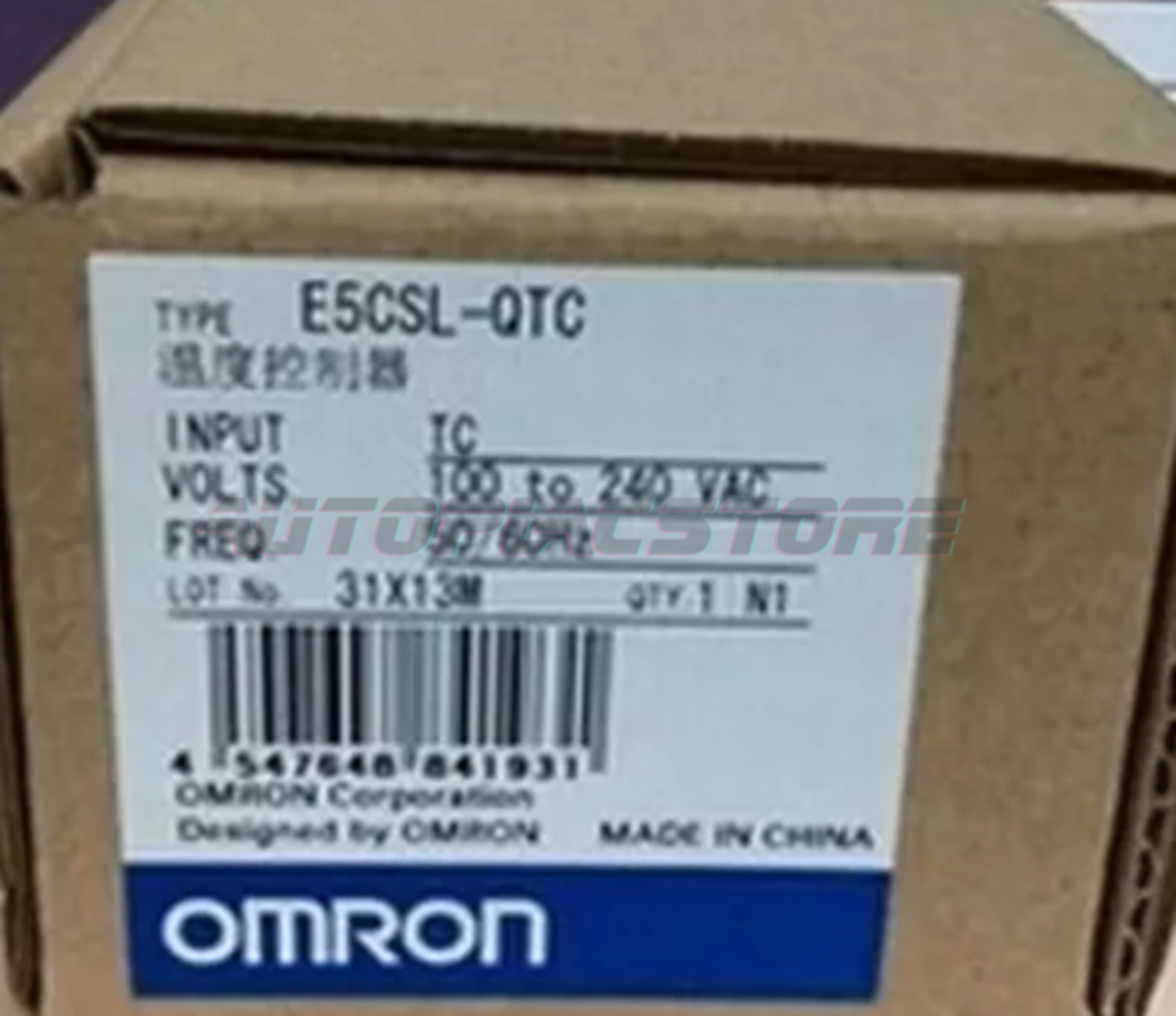 New In Box Omron Temperature Controller E5CSL-QTC 100-240VAC~