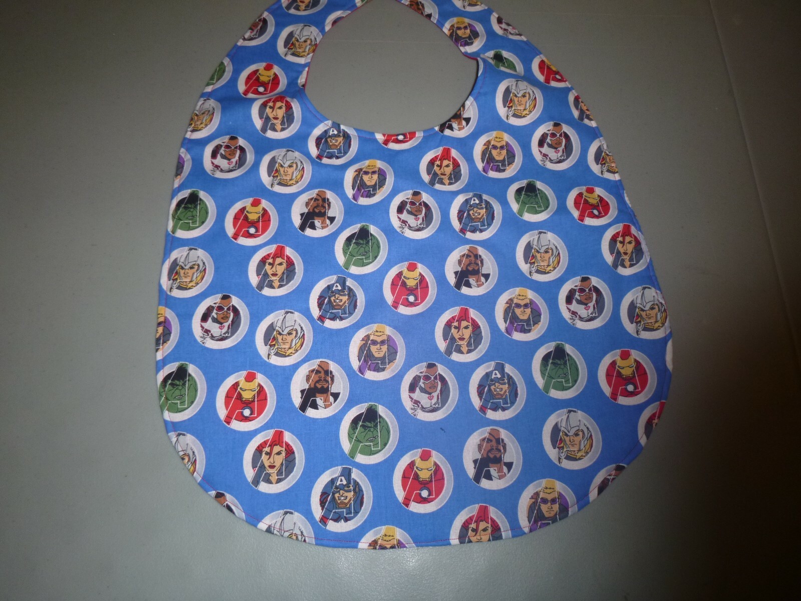 Adult Bib/Clothing Protector double thickness with Quilted Diamond Backing