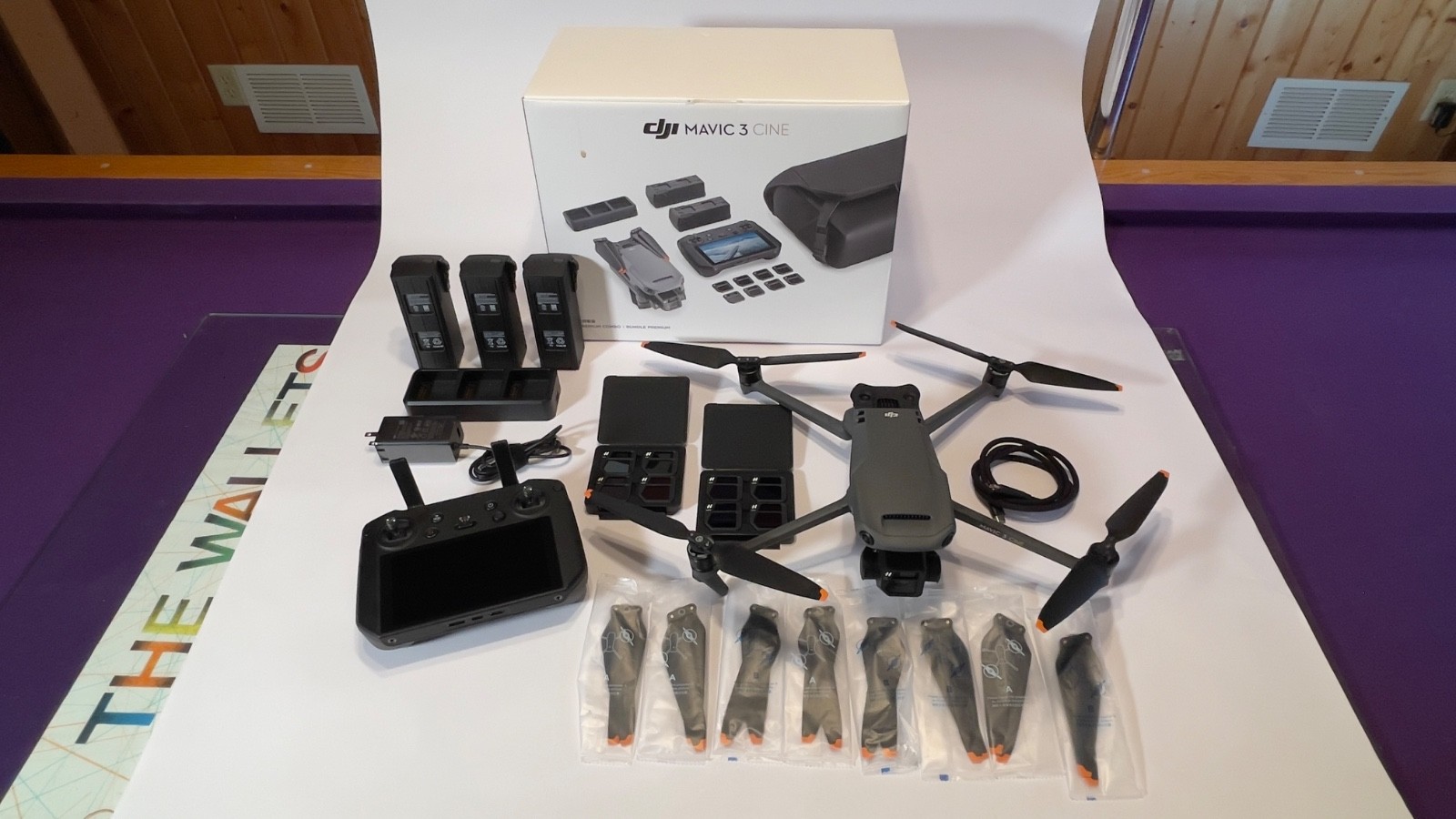 DJI Mavic 3 Cine Premium Combo Drone w/RC Pro Remote (less than 3 hours flight)