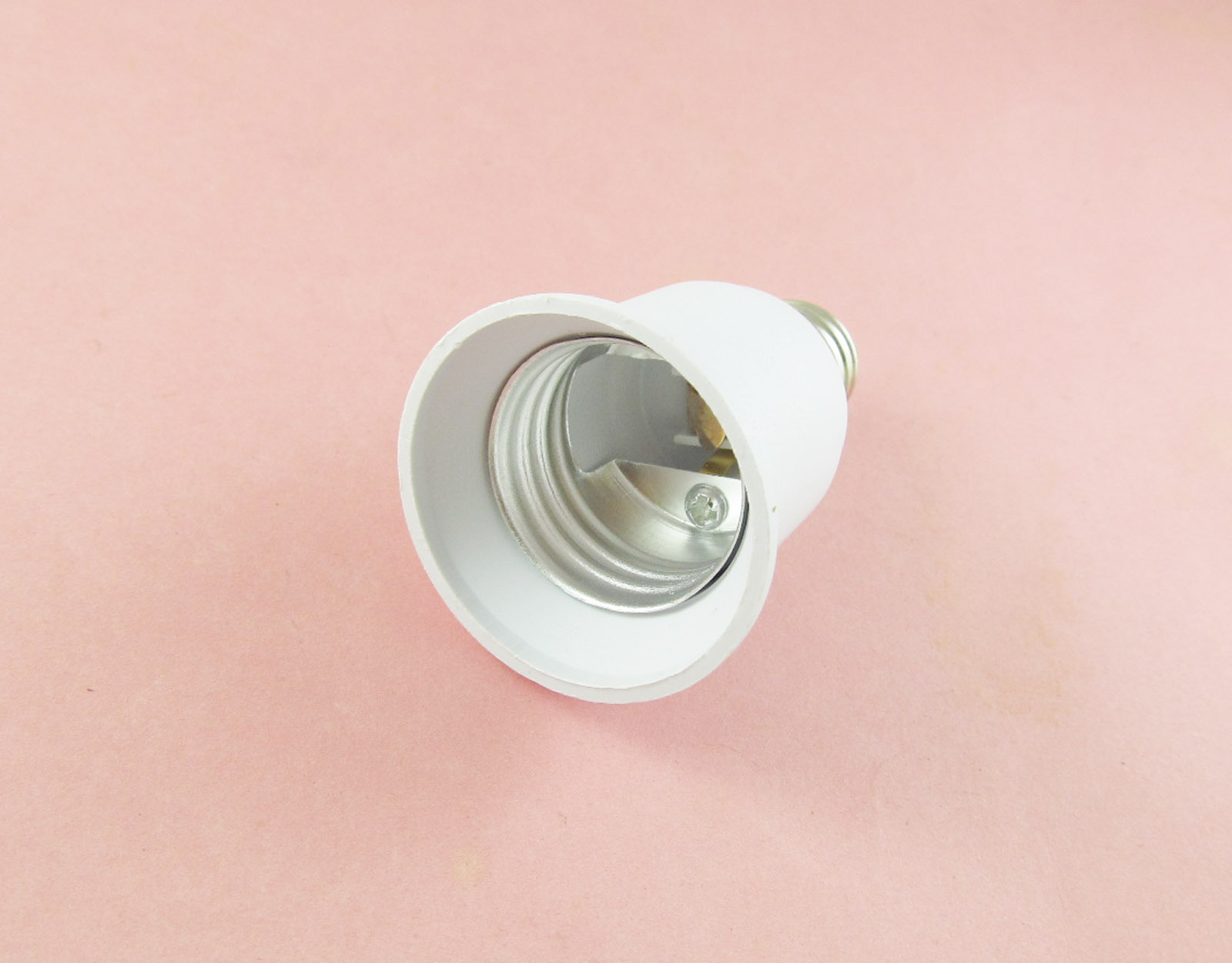 E17 to E27 Socket Base LED Halogen CFL Light Bulb Lamp Adapter Converter Holder