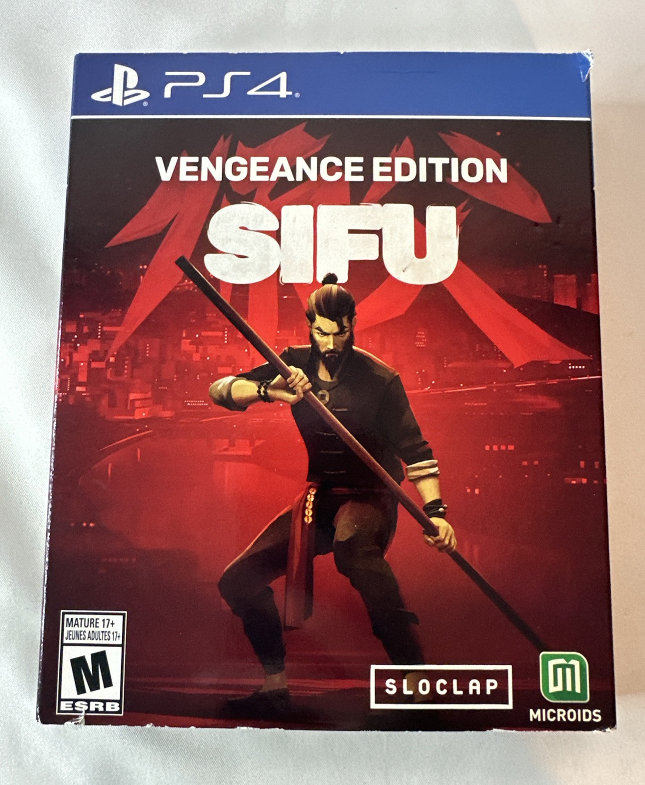 Sifu Vengeance Edition PlayStation 4 PS4 Steelbook + Art + Extras NO GAME