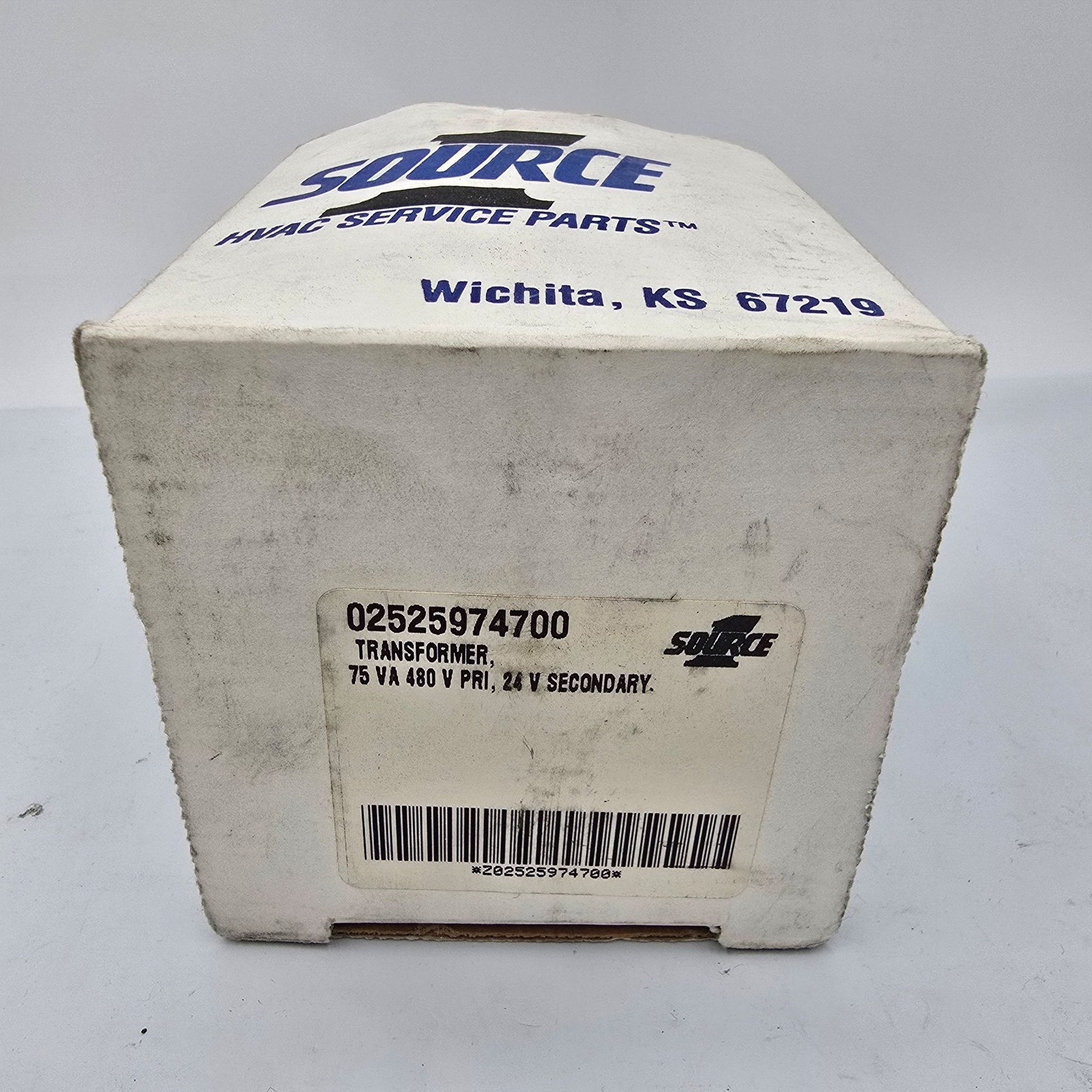 Transformer 02525974700 75VA 480V Pri 24V Sec HVAC