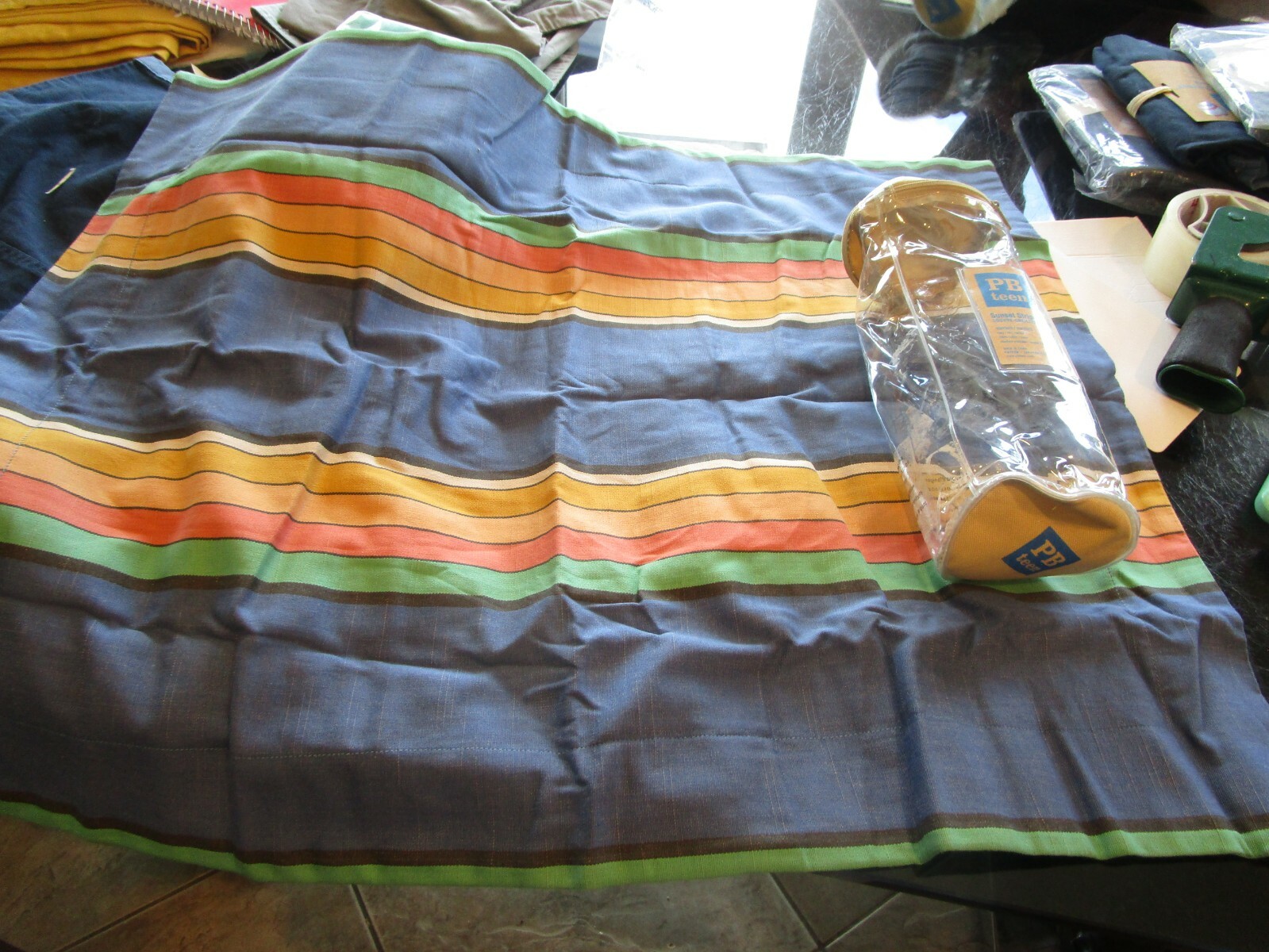 Pottery Barn Teen  Sunset stripe  standard sham   New