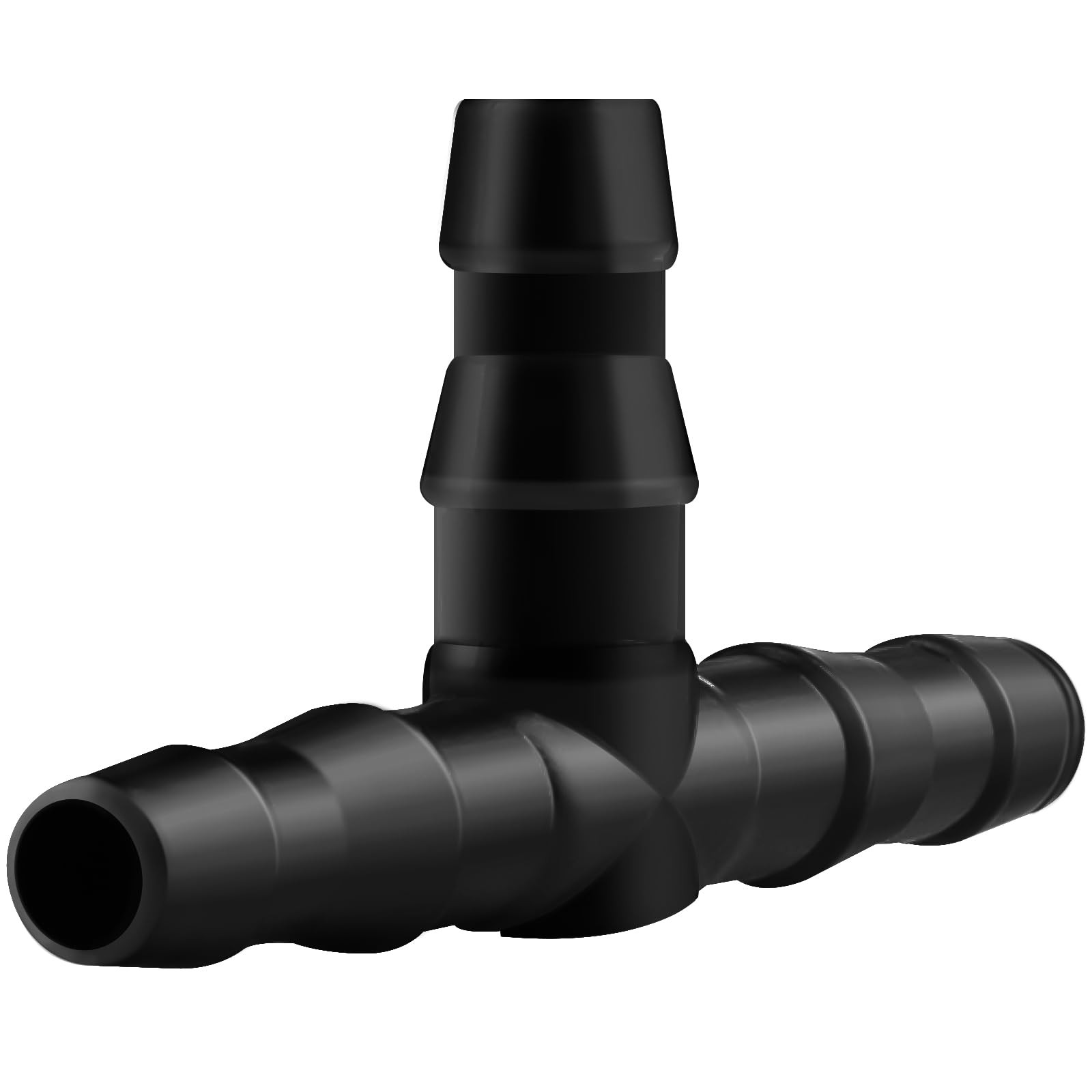100PCS 1/4" Barbed Tee Connectors, Kalolary 4/7 mm Drip 3.50 * 2.00 * 0.4 cm
