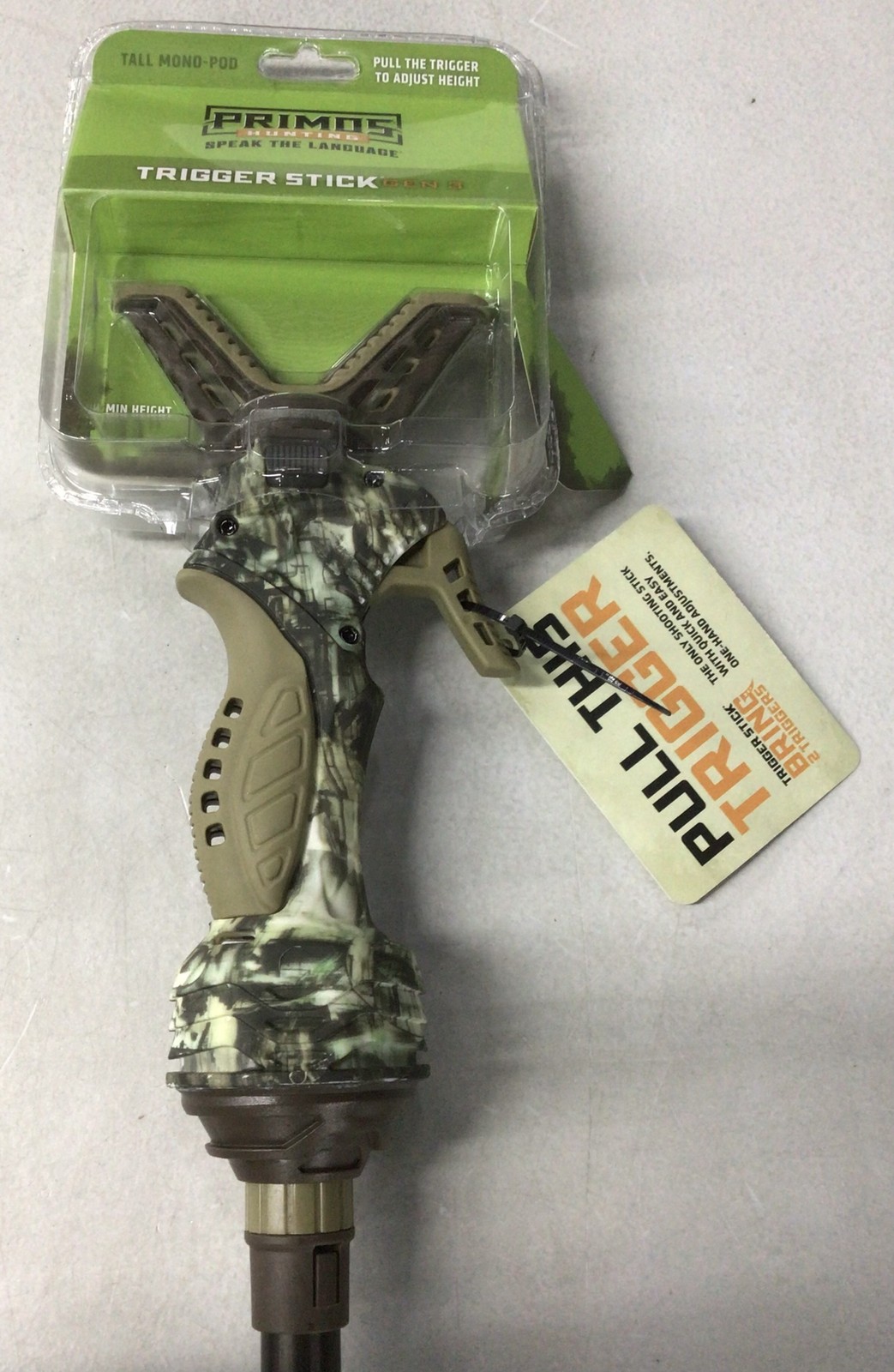 Trigger Stick Gen3 Shooting Stick Adjustable Height, Quick-Detach Yoke, Durable