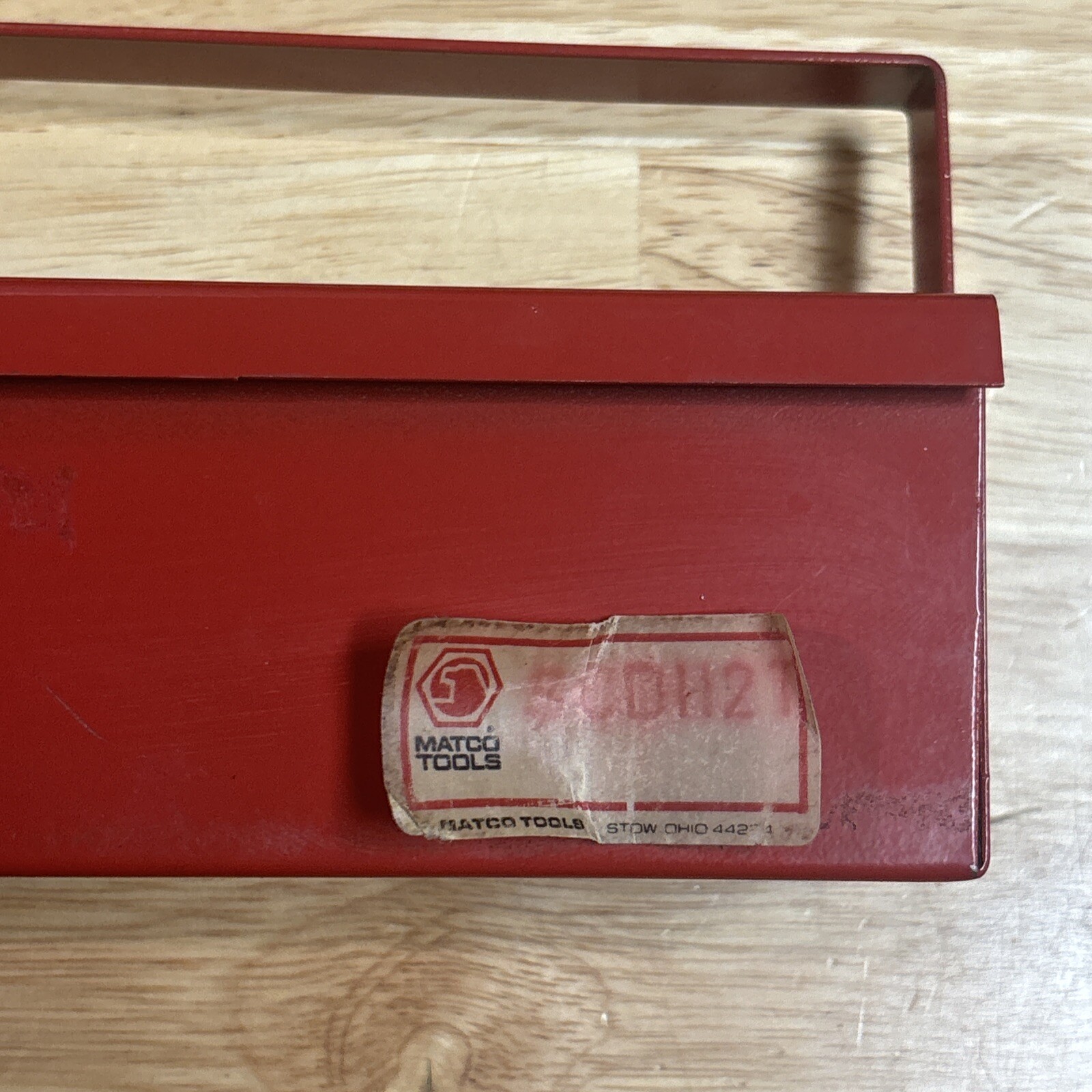 Matco Tools Socket Tray Holder Organizer Red for SAE Deep 11pc 1/2" Dr Set READ!