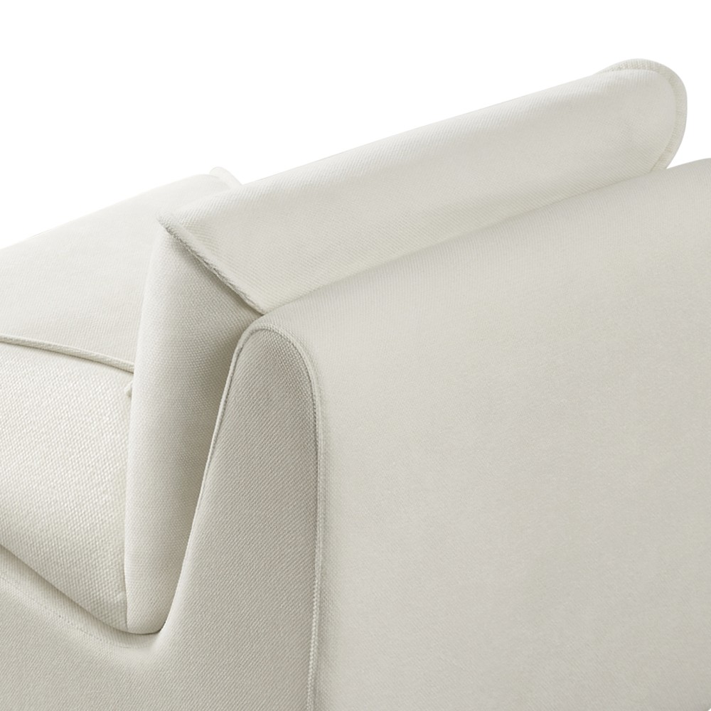 Lounge Chair with Footstool for Small Spaces Upholstered