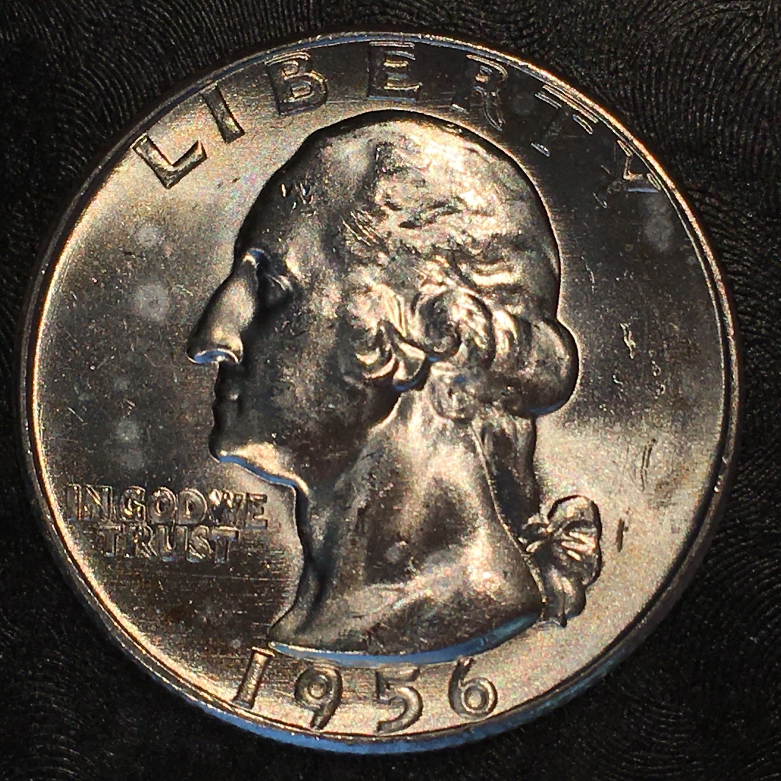 1956 Silver Washington Quarter Superb Uncirculated - High Quality Scans #G094