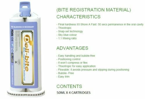 Delikit Bite Registration - 50ml Cartridges
