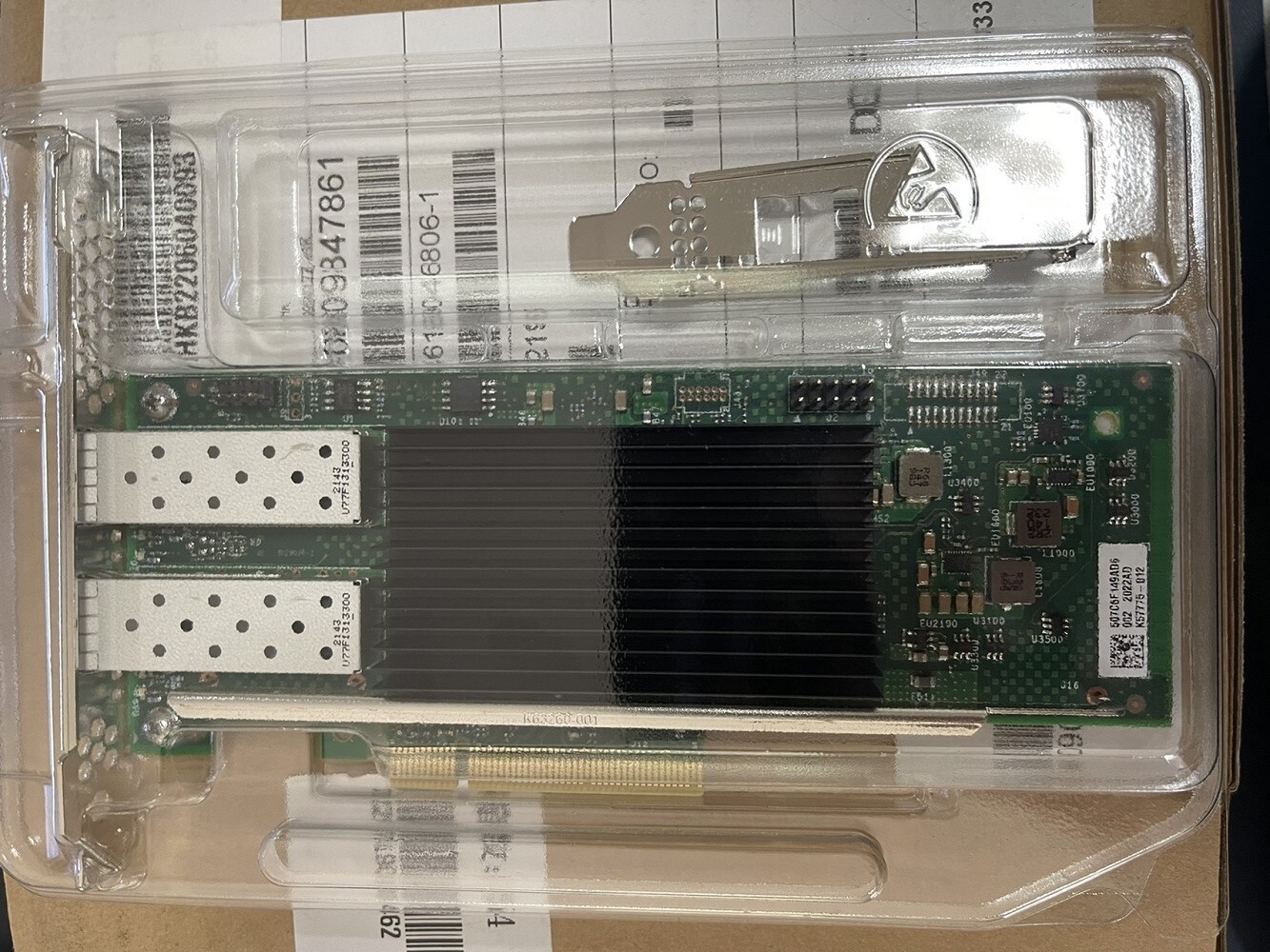 E810-XXVDA2 Intel 25GbE Intel® Ethernet Network Adapter E810 E810XXVDA2G1P5O