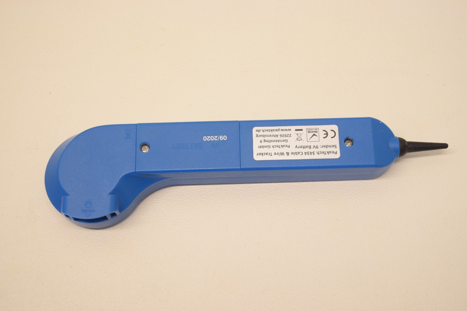 Peaktech 3434 Cable & Wire Tracker - Line Finder For Leads & Telephone Cables