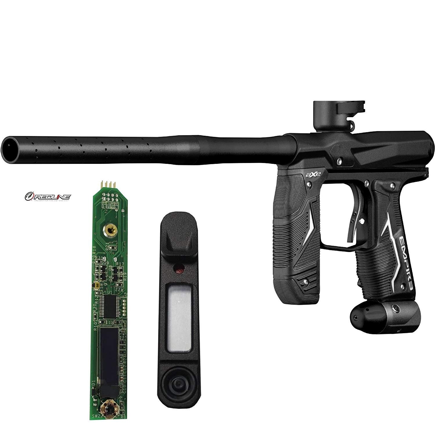 Empire Axe 2.0 w/ Redline OLED Board Paintball Marker Dust Black/Black