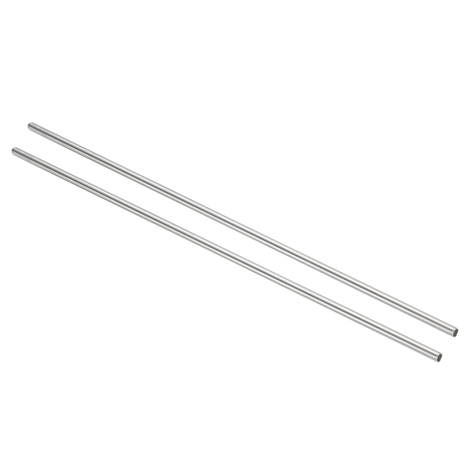 Thermowell Pipe Immersion Well 5/32" ID 3/16" OD 12" Stainless Steel 304 2pcs