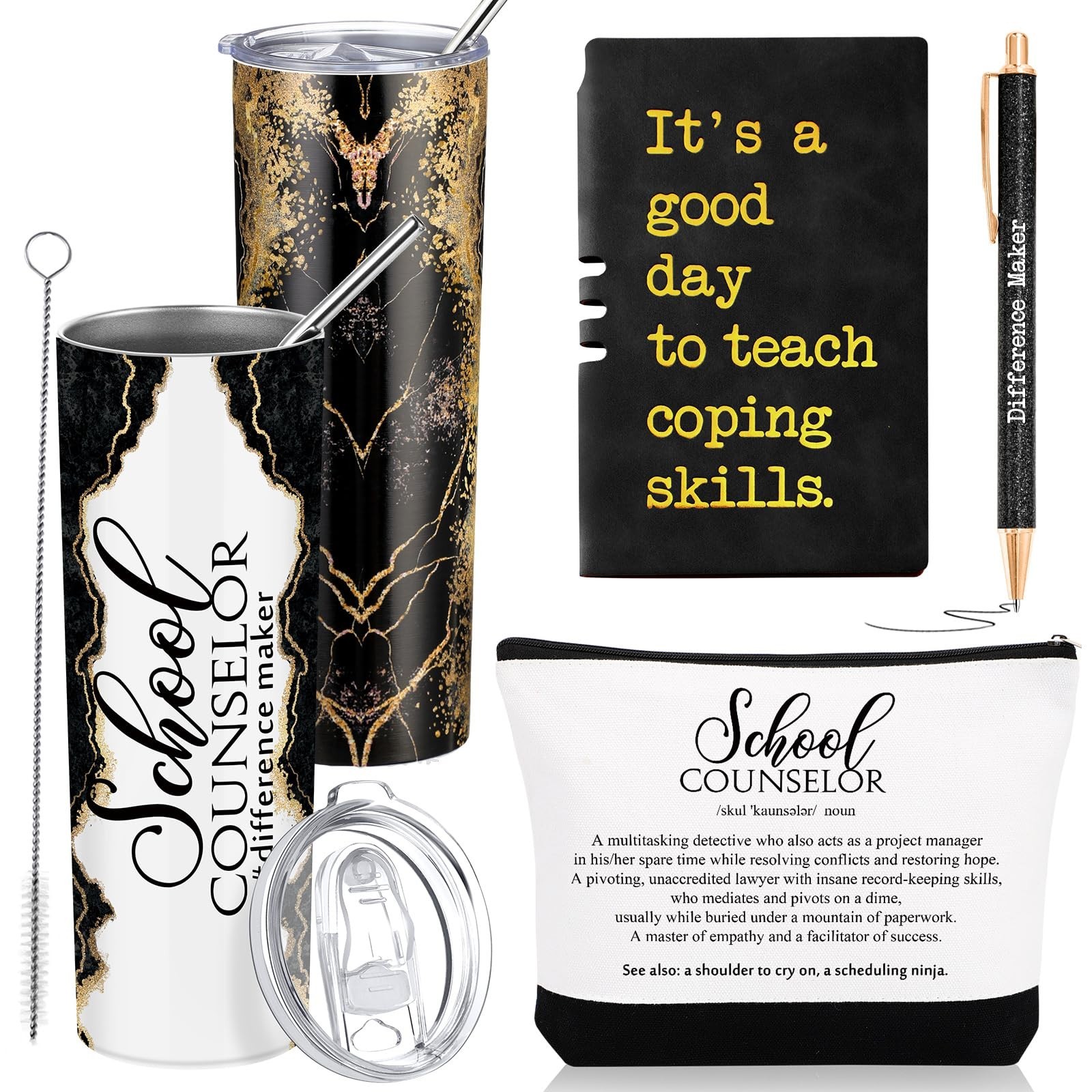 4 Pcs Graduation School Counselor Must Have Gifts Include 20oz Stainless Stee...