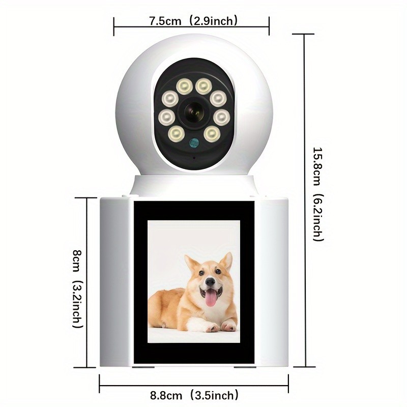 boykeep Wireless 2G WiFi Security Camera 2K Smart Indoor Night Vision Wired Cam