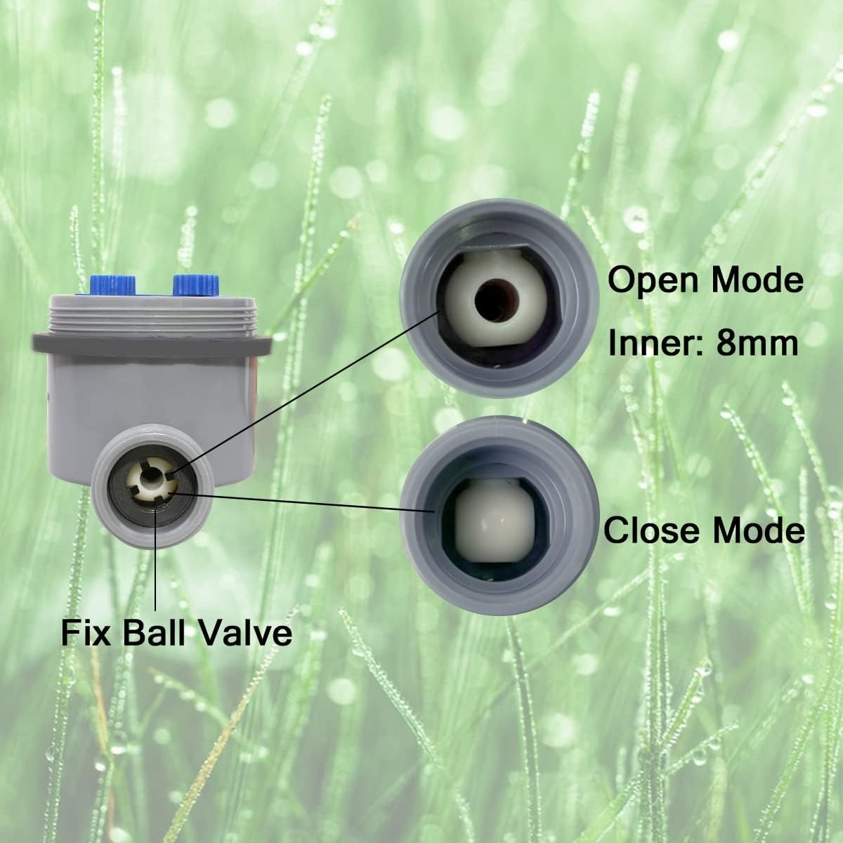 Water Timer Electronic Hose Sprinkler Garden Irrigation Controller Two Dial,No W