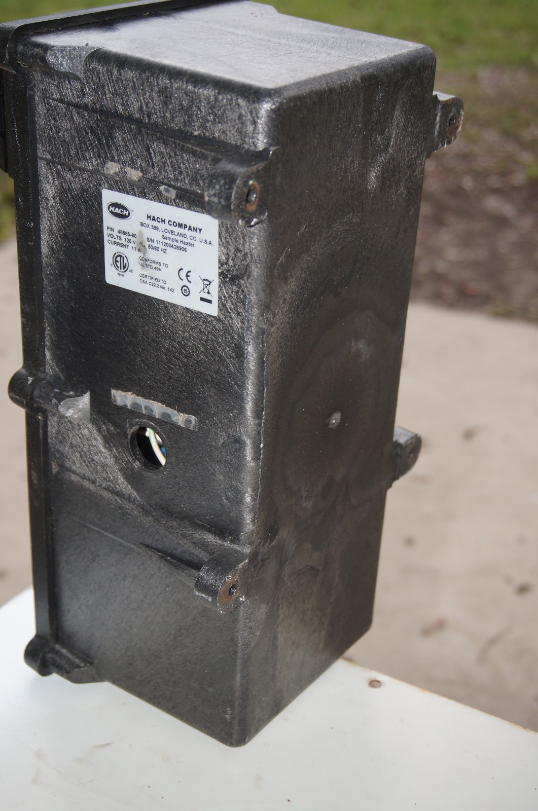 HACH 48685-60 Sample Water Heater w/ WATFLOW 93BB Controller - Tested & Working