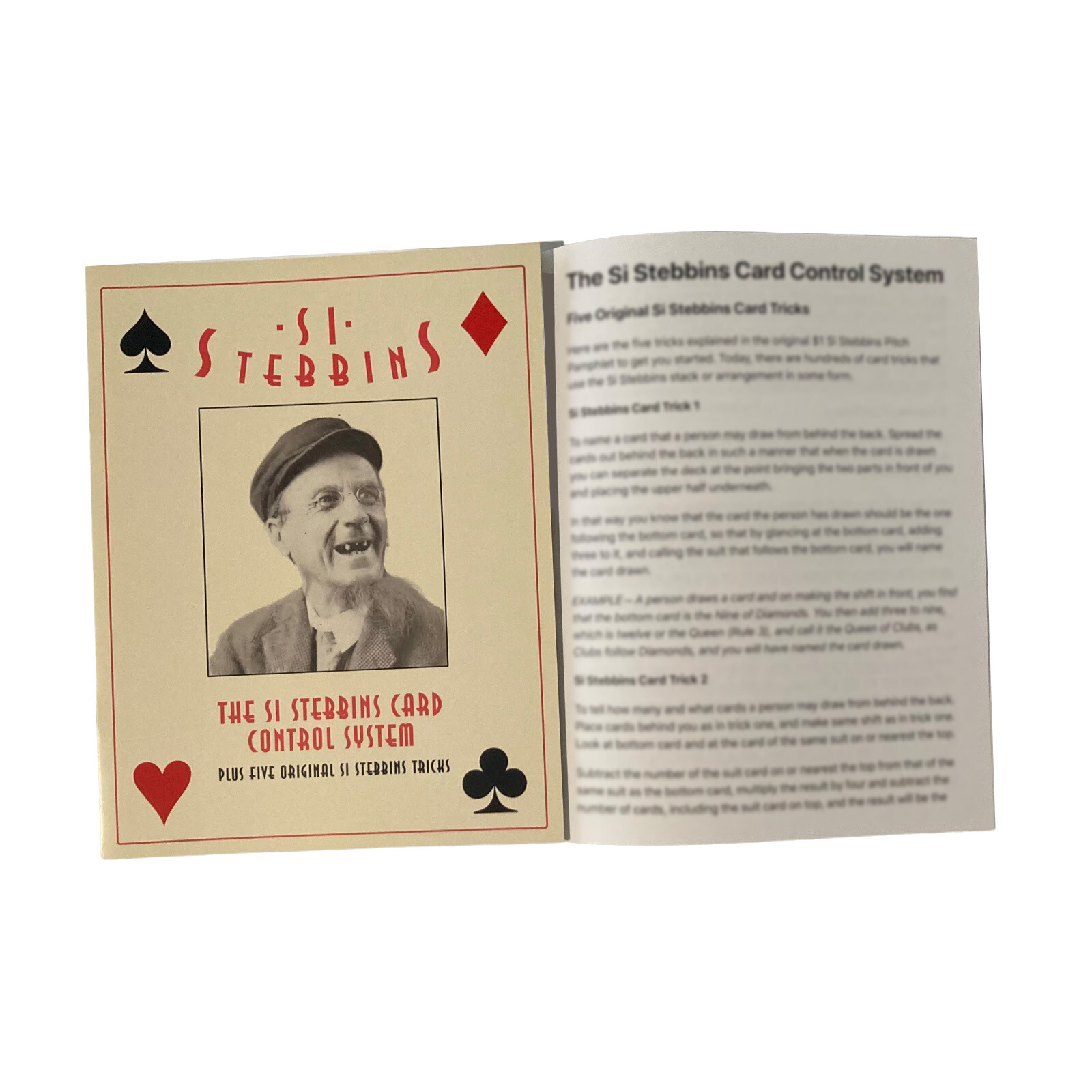 THE SI STEBBINS CARD CONTROL SYSTEM + TRICKS  / Famous Card Magic instructions