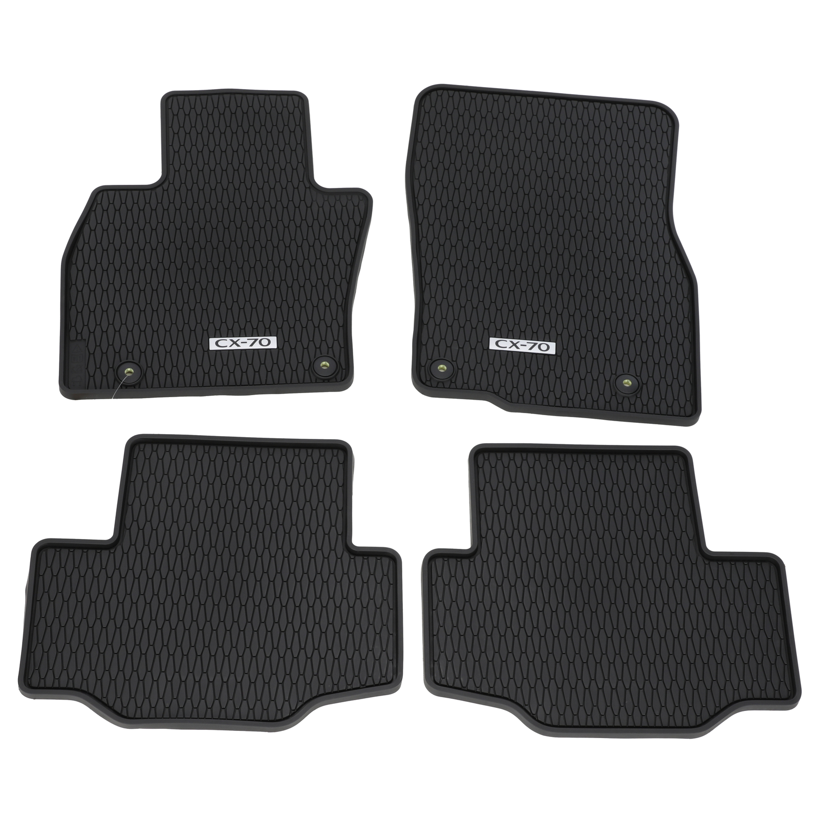 NEW OEM GENUINE Mazda 2025 CX-70 All Weather Floor Mats Rubber Set KR9D-V0-350