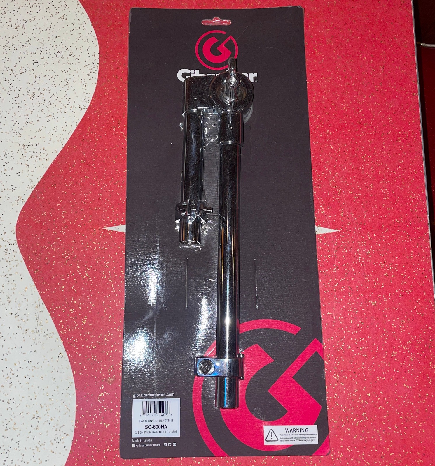 Gibraltar SC-600HA  3/4 Diameter Ratchet Style Tom Arm for Older Pearl Mounts