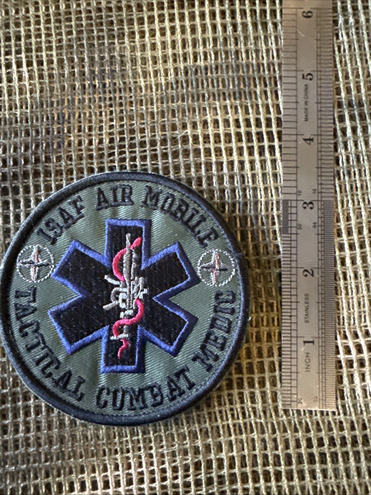 French NATO Air Mobile Response Team - Tactical Combat Medic Patch ODG