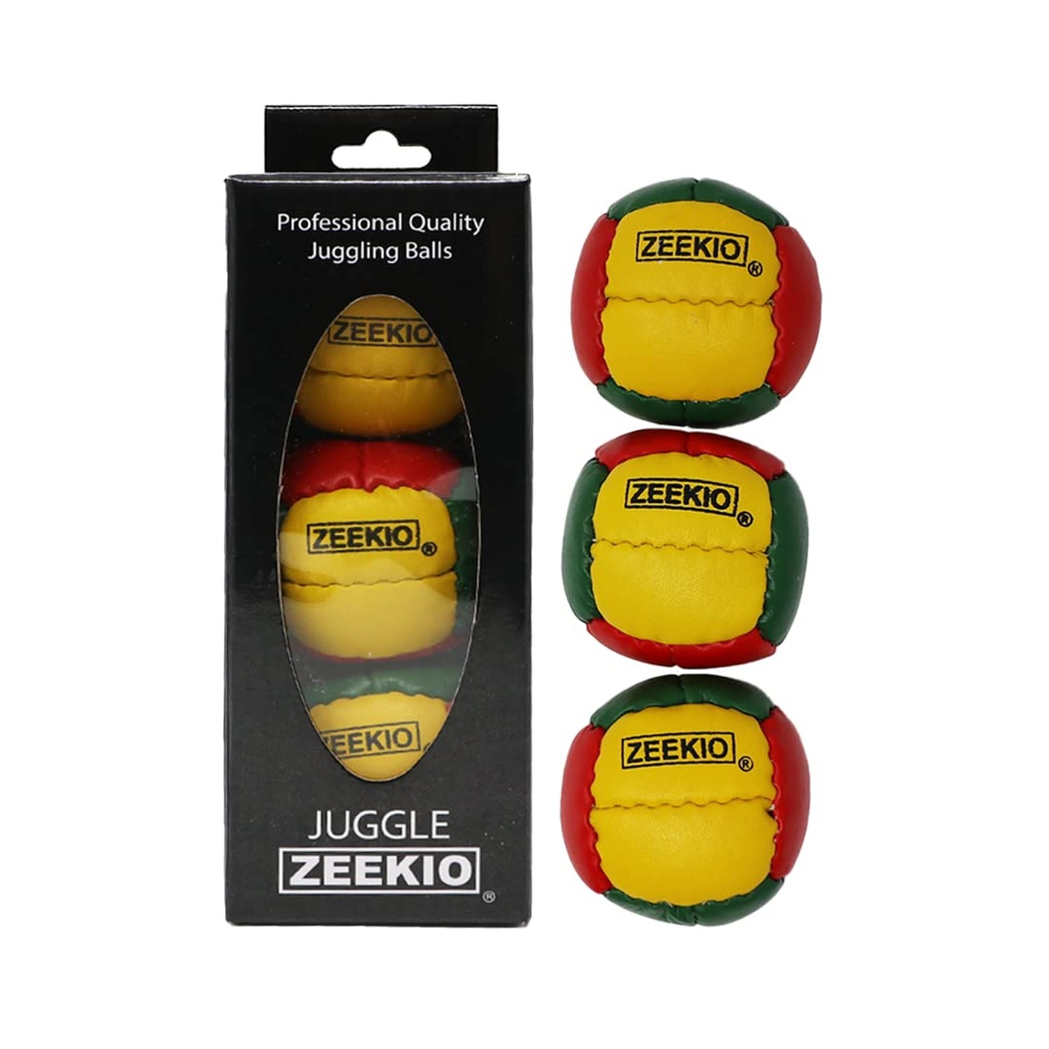 Zeekio Galaxy Juggling Balls - Premium 12 Panel Genuine Leather Balls - 130g ...