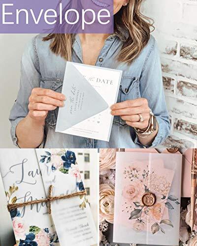 Translucent Vellum Paper Printable for Card Overlays Invitation Envelope Lantern