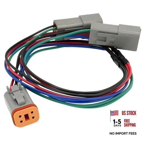 Switched Accessory Circuit Y-Adapter Harness, OE 70264-94A, Compatible with