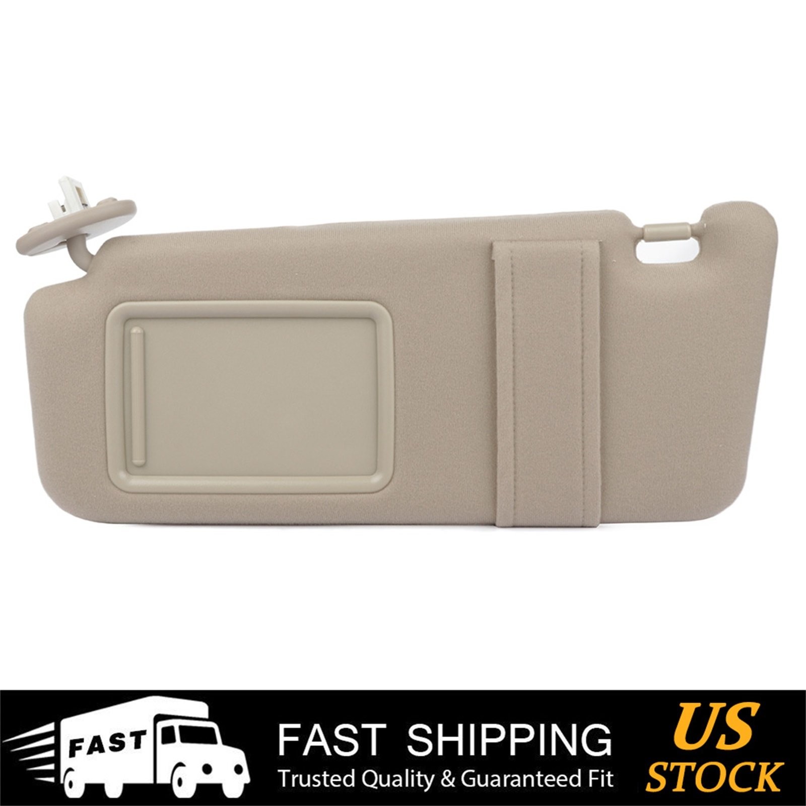 Beige Left CAR SUN VISOR For TOYOTA 2009-16 VENZA W/ Sunroof 74310-0T022-A1