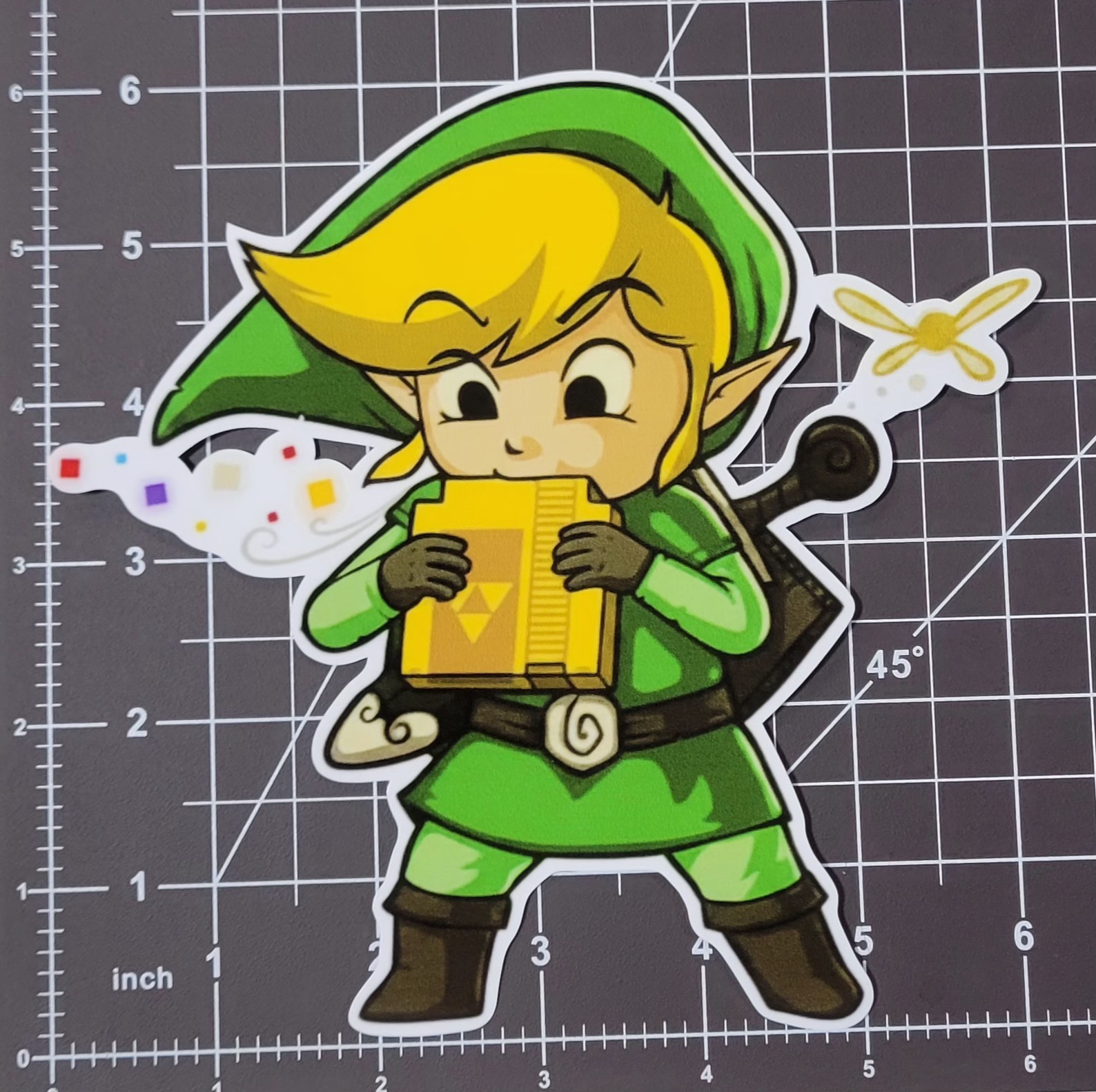 Legend Of Zelda Link Sticker 6"x6"