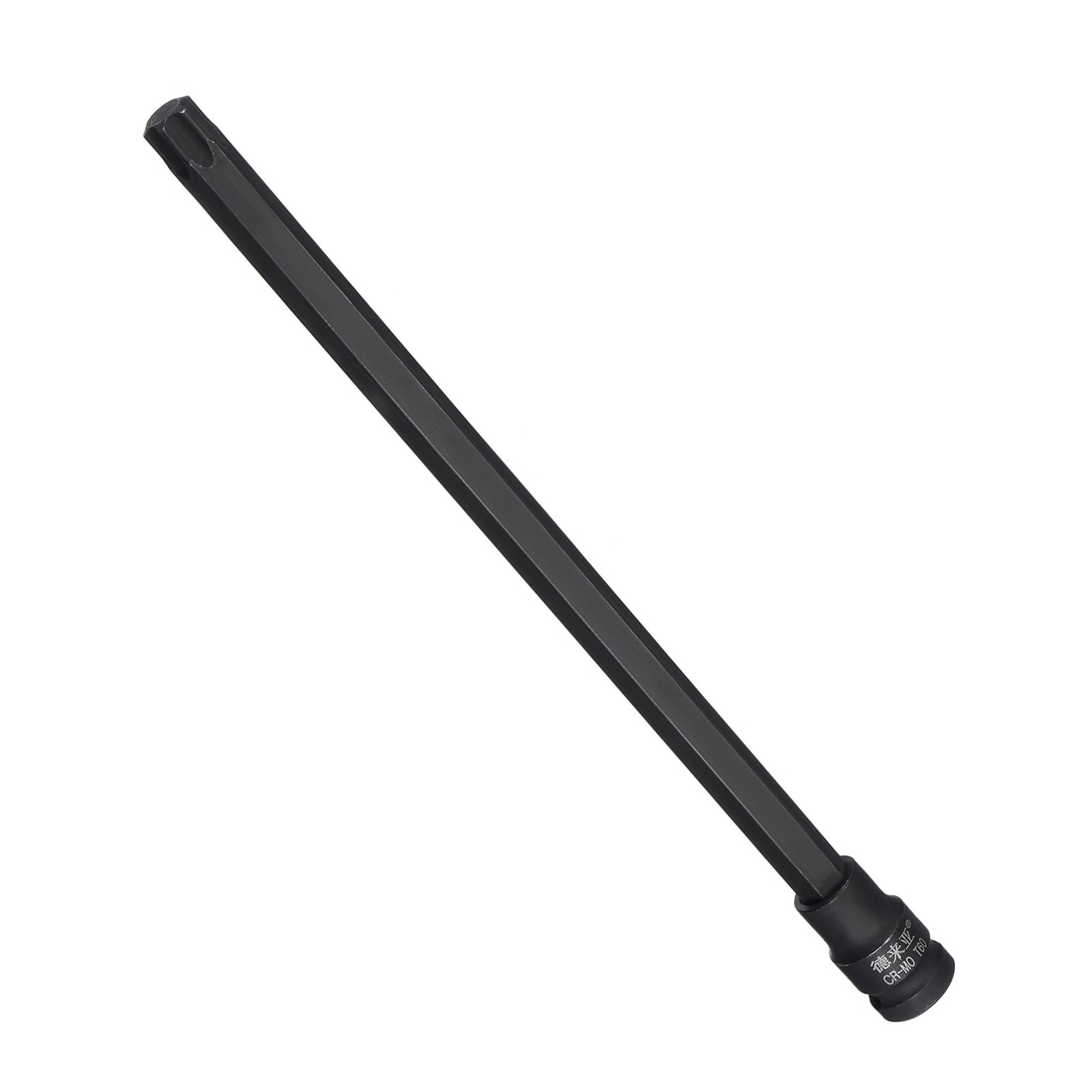 12" Length Black Bit Socket for Car Repair 1/2" Drive S2 Steel Bits