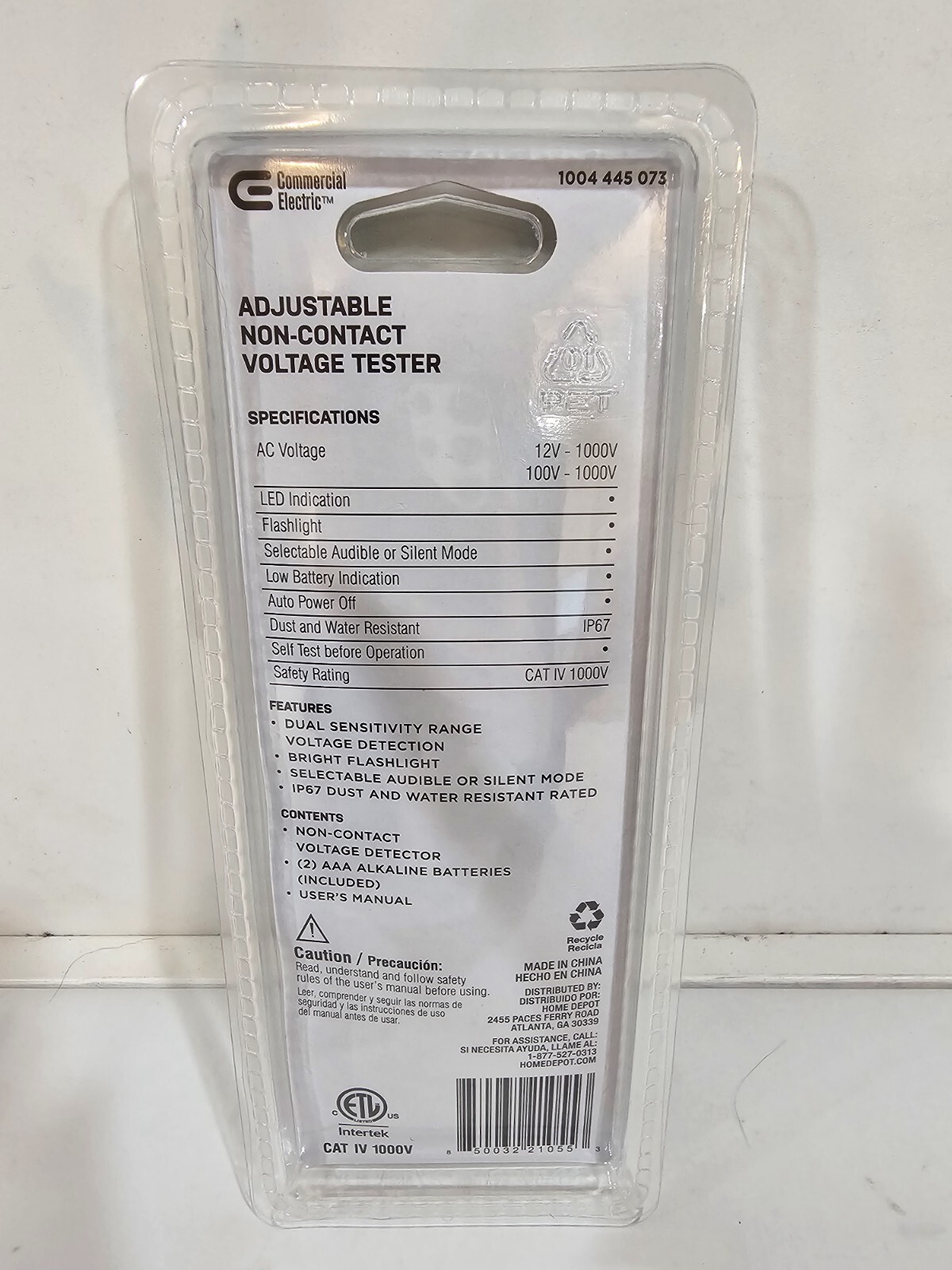 New Commercial Electric Adjustable Non-Contact AC Voltage Tester