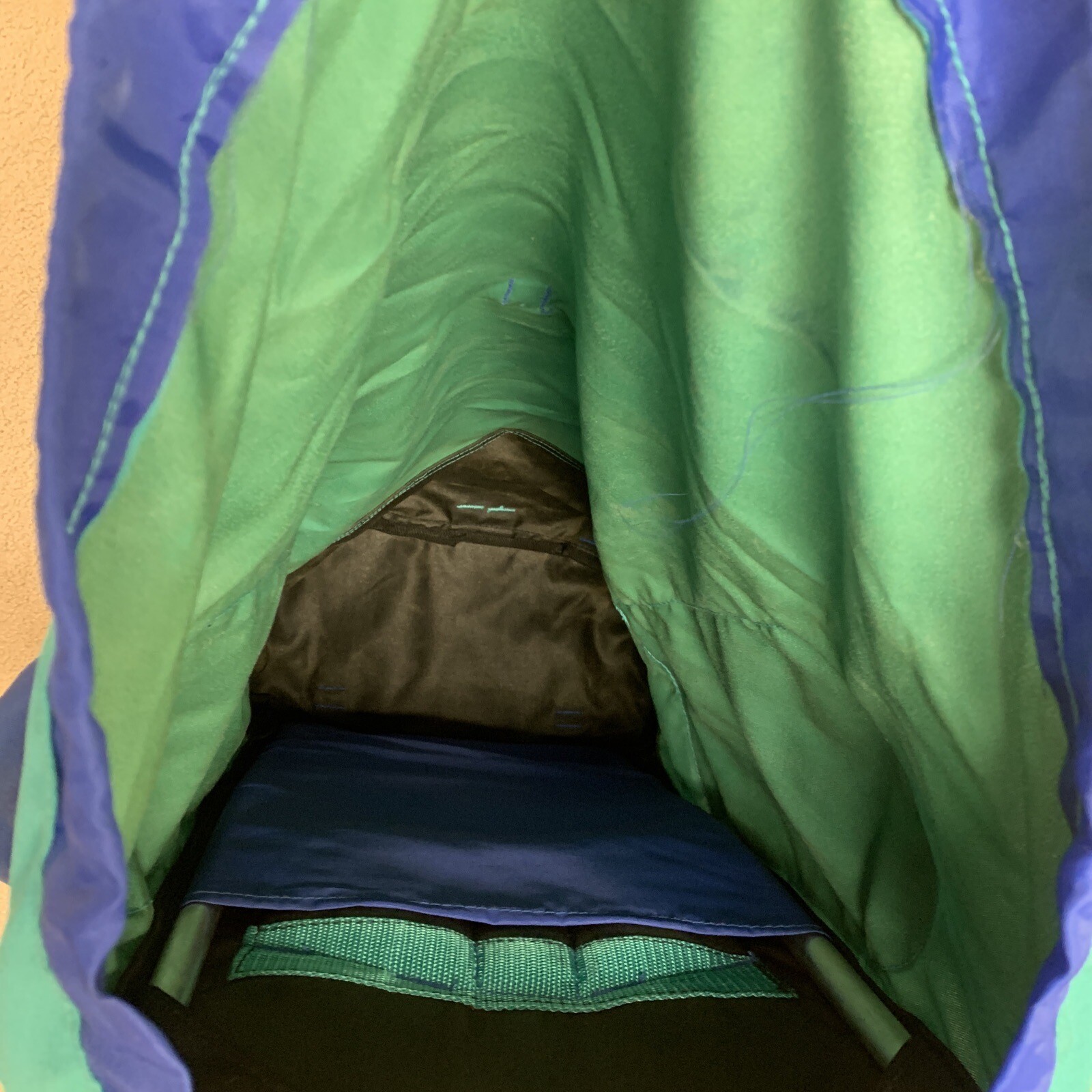 Eurohike Eagle 601 Internal Frame Hiking Backpack Rucksack Blue, Black, & Green