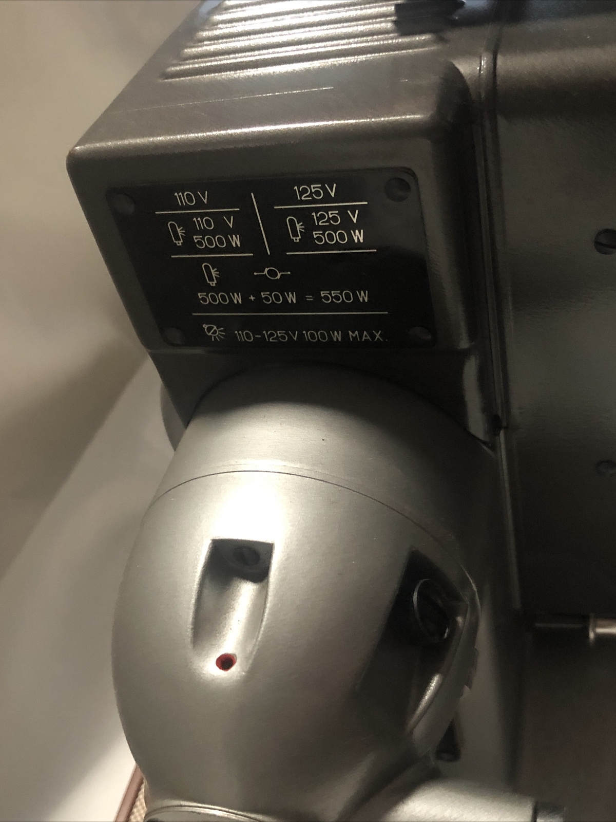 8mm M8 BOLEX PAILLARD PROJECTOR Not Tested No Returns