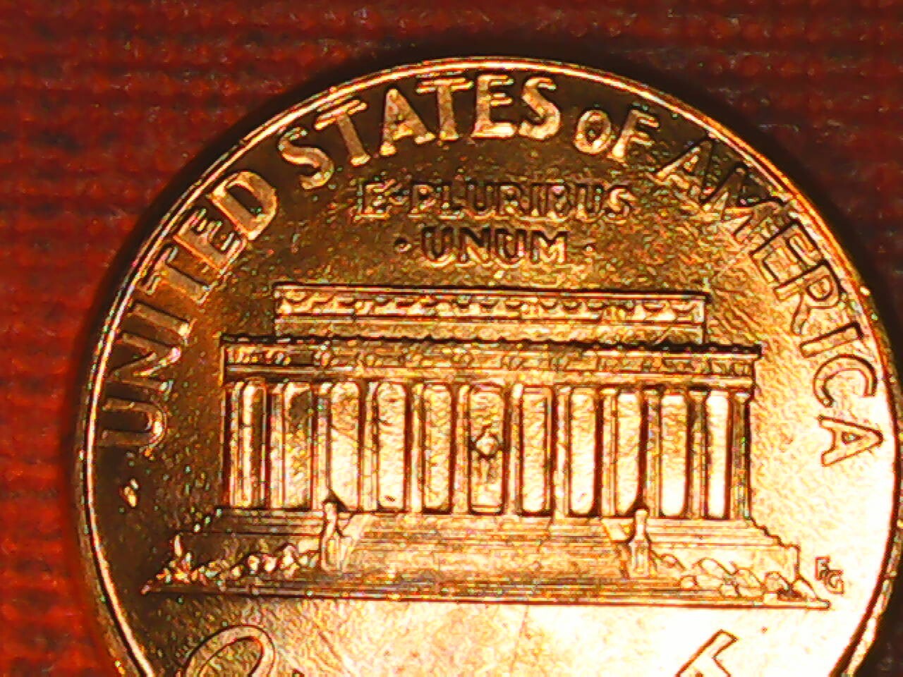 1995 Penny Die Crack Reverse