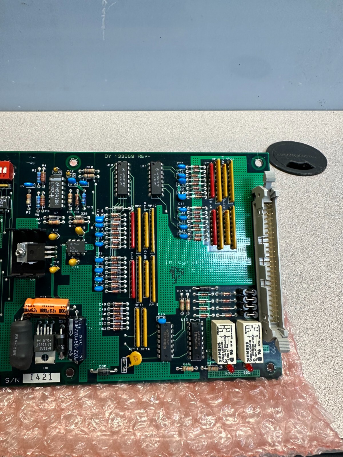 INFOGRAPHICS 133558-02/ 16 INPUT BURGLAR ALARM ACU PROCESSOR. REFURBISHED