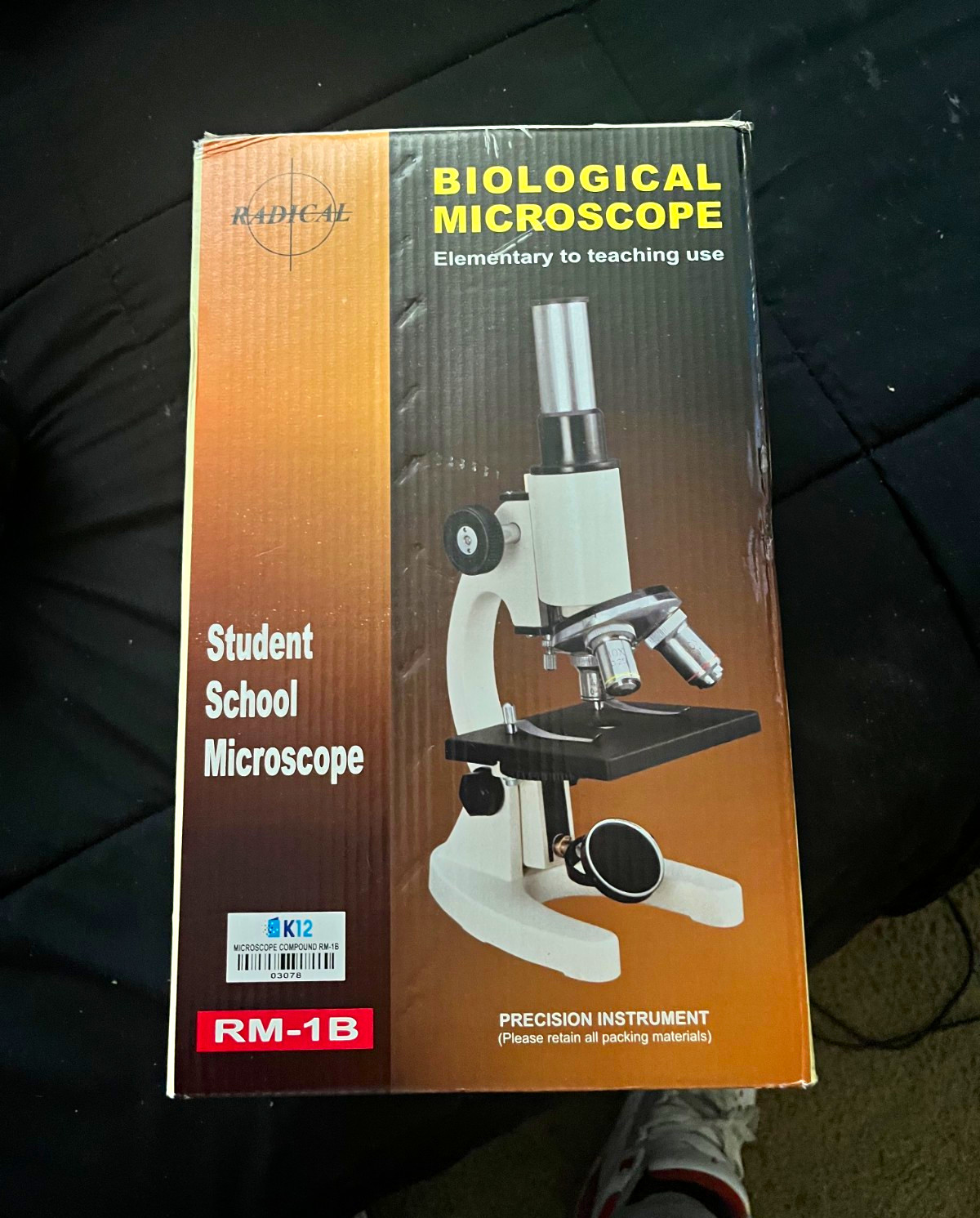 Radical RM-1B Biological Microscope for Students, 2024 Model