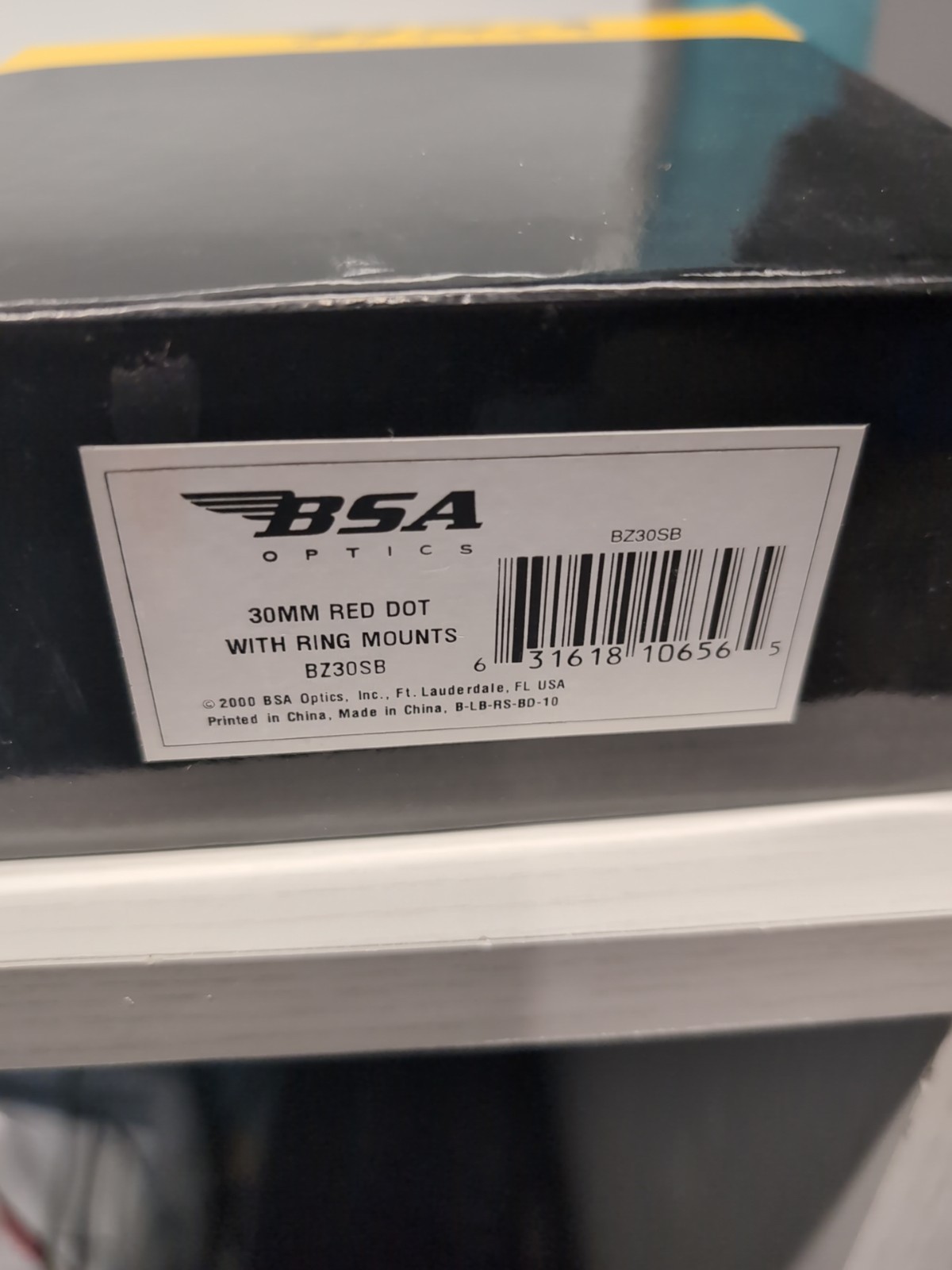 BSA Optics 30 MM Red Dot With Ring Mounts