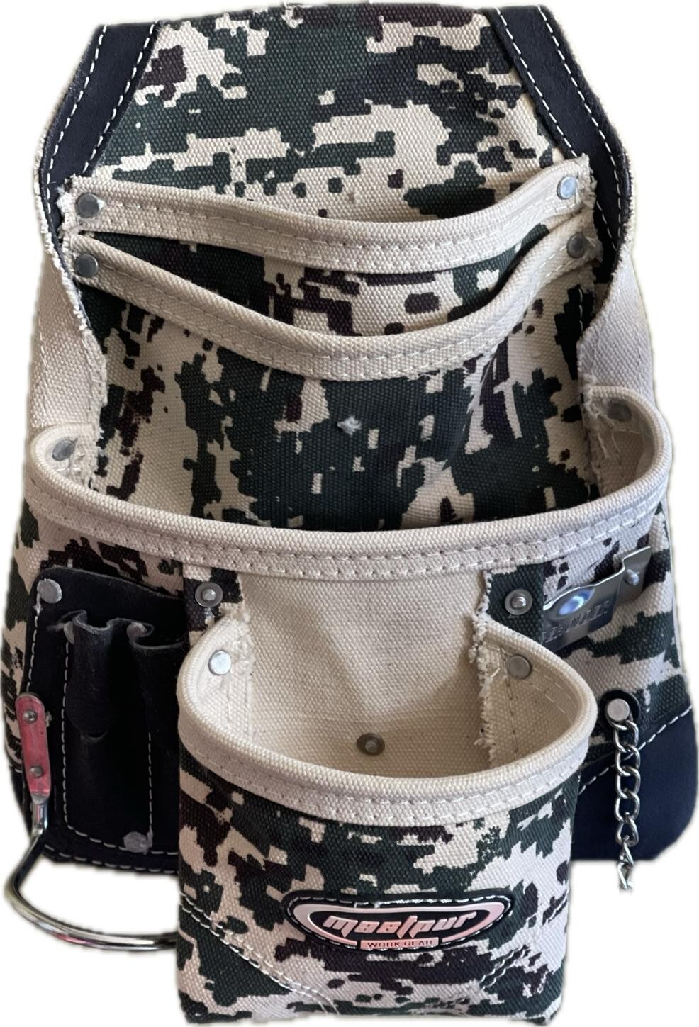 MASTPUR  MultiPurpose HeavyDuty Canvas Nail/Hand Carpenter 10 pocket Tool Pouch