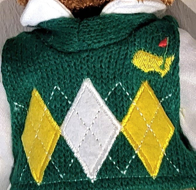 2014 Masters Golf Commemorative Bear : 10" - Augusta National